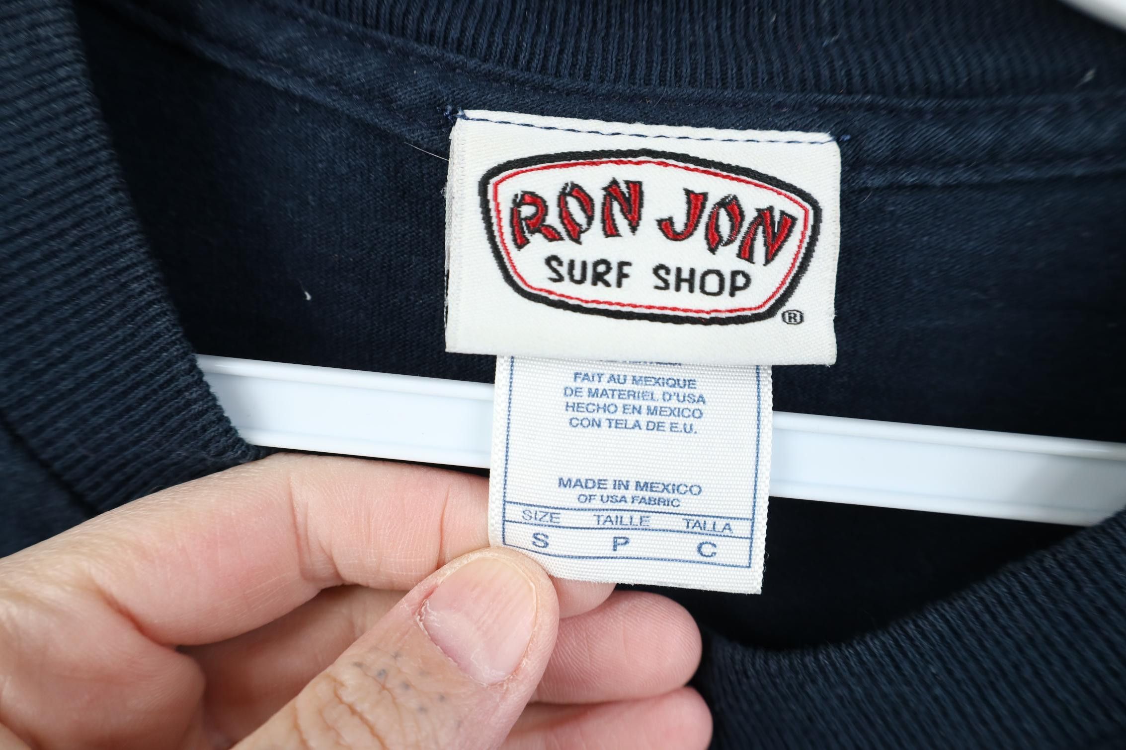 Vintage Vintage Ron Jon Surf Shop Long Sleeve T-Shirt Navy Blue Size US S / EU 44-46 / 1 - 11 Thumbnail