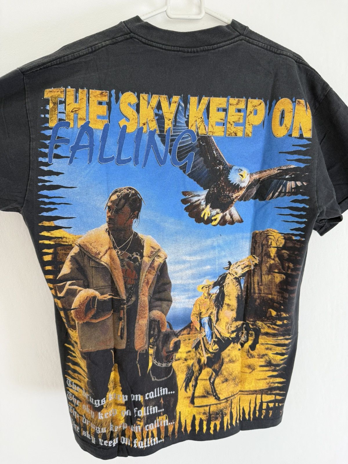 Vintage Travis Scott vintage wash t shirt merch L utopia astroworld Size US L / EU 52-54 / 3 - 3 Thumbnail