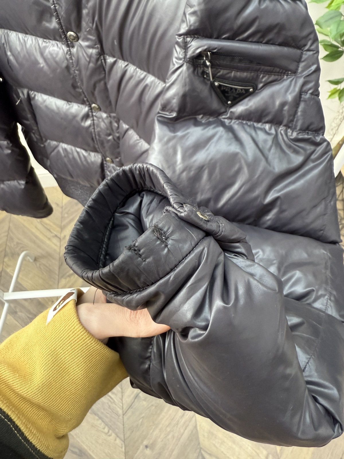 Prada Vintage Prada Milano 2013 Nylon Elderdown Puffer Jacket Size US L / EU 52-54 / 3 - 5 Thumbnail