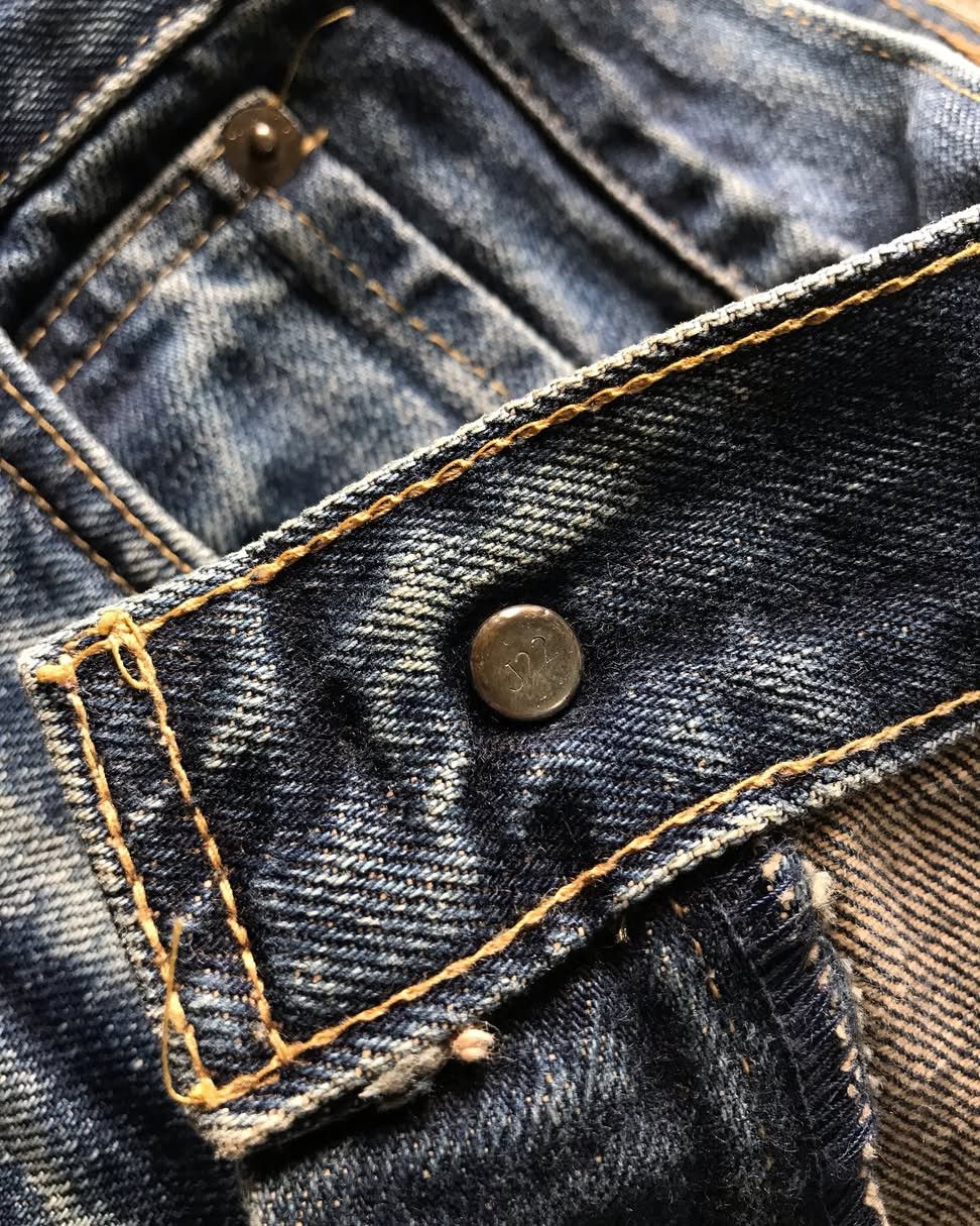 Levi's 501XX C big E selvedge raw denim Size US 33 - 13 Thumbnail
