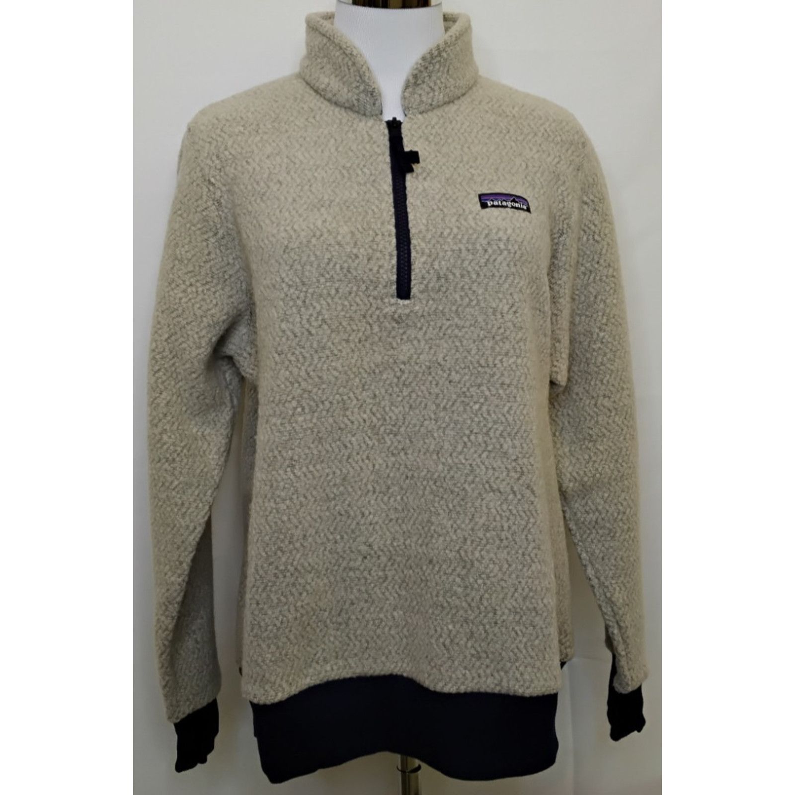 Patagonia Patagonia Woolyester Fleece Women's L Heathered Oatmeal NWT Size L / US 10 / IT 46 - 2 Thumbnail