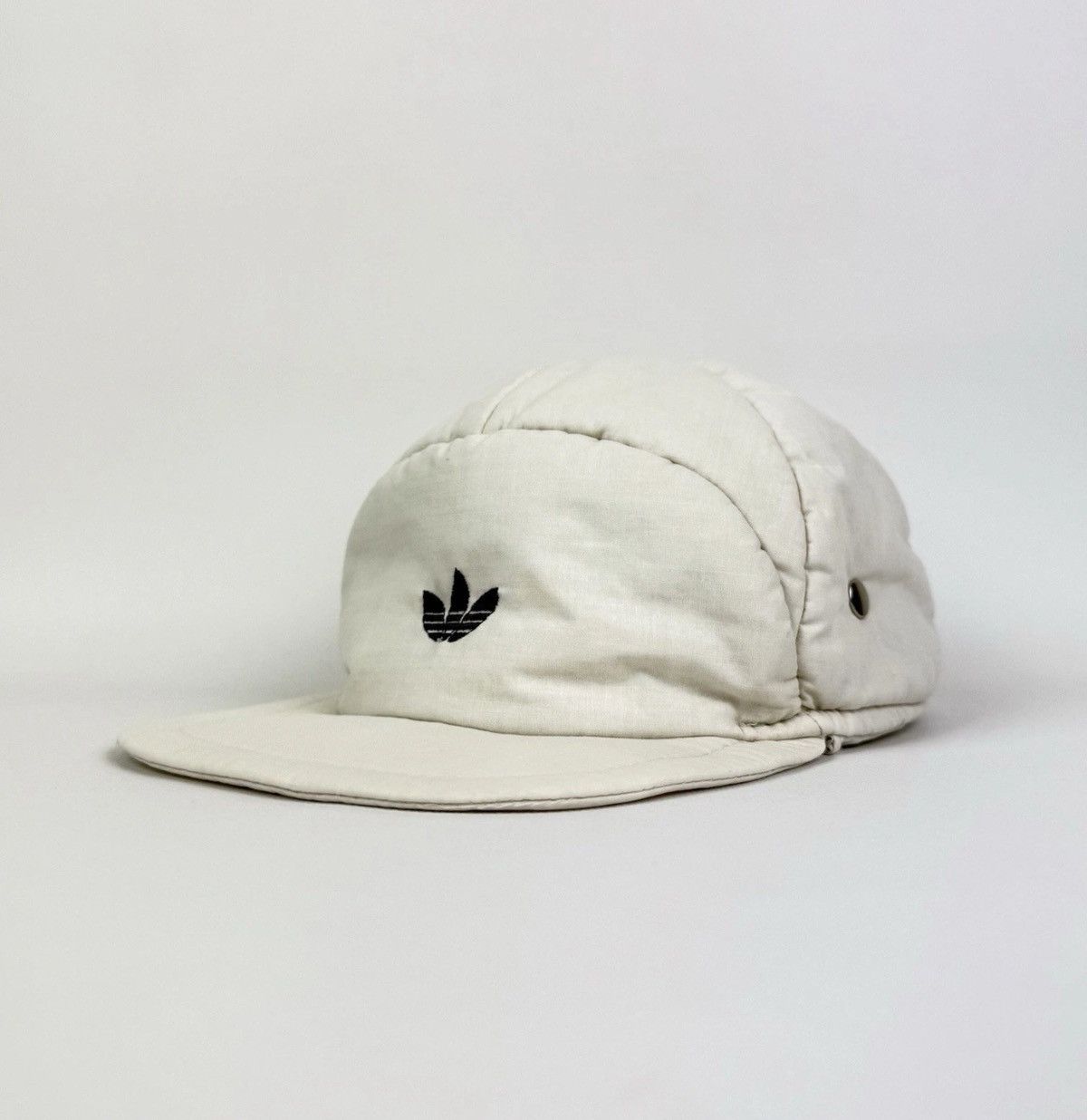 Adidas Vintage Adidas Made in West Germany Hat Cap White Insulated Size ONE SIZE - 3 Thumbnail