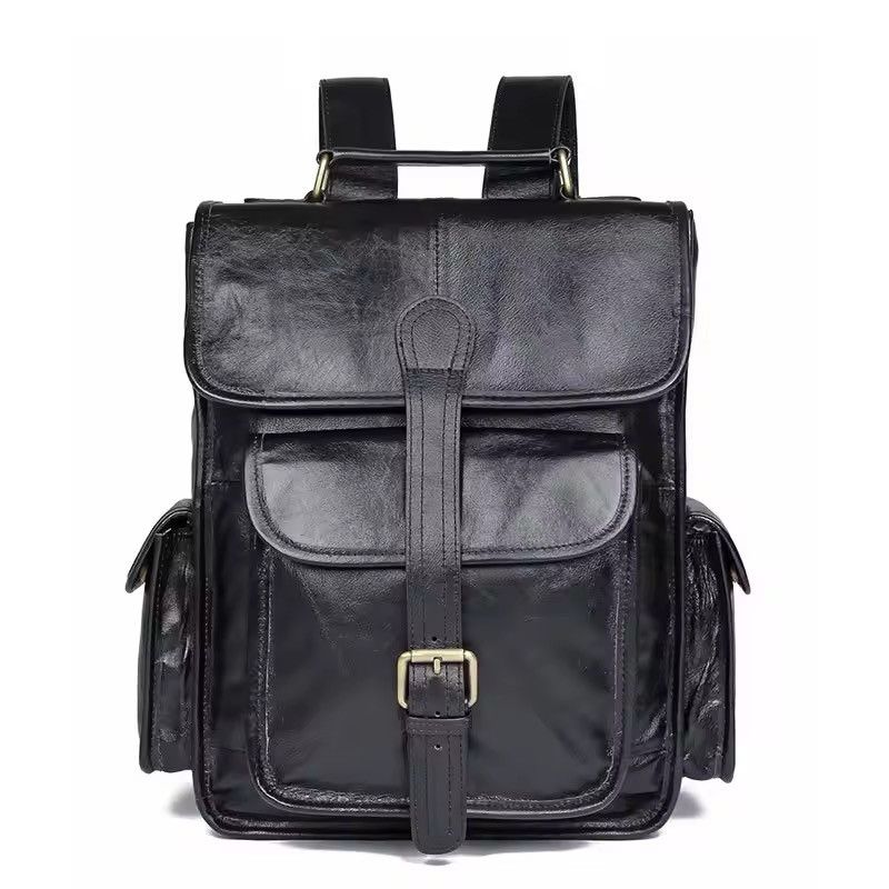 Genuine Leather Soft Genuine Leather Handmade Backpack Size ONE SIZE - 1 Thumbnail