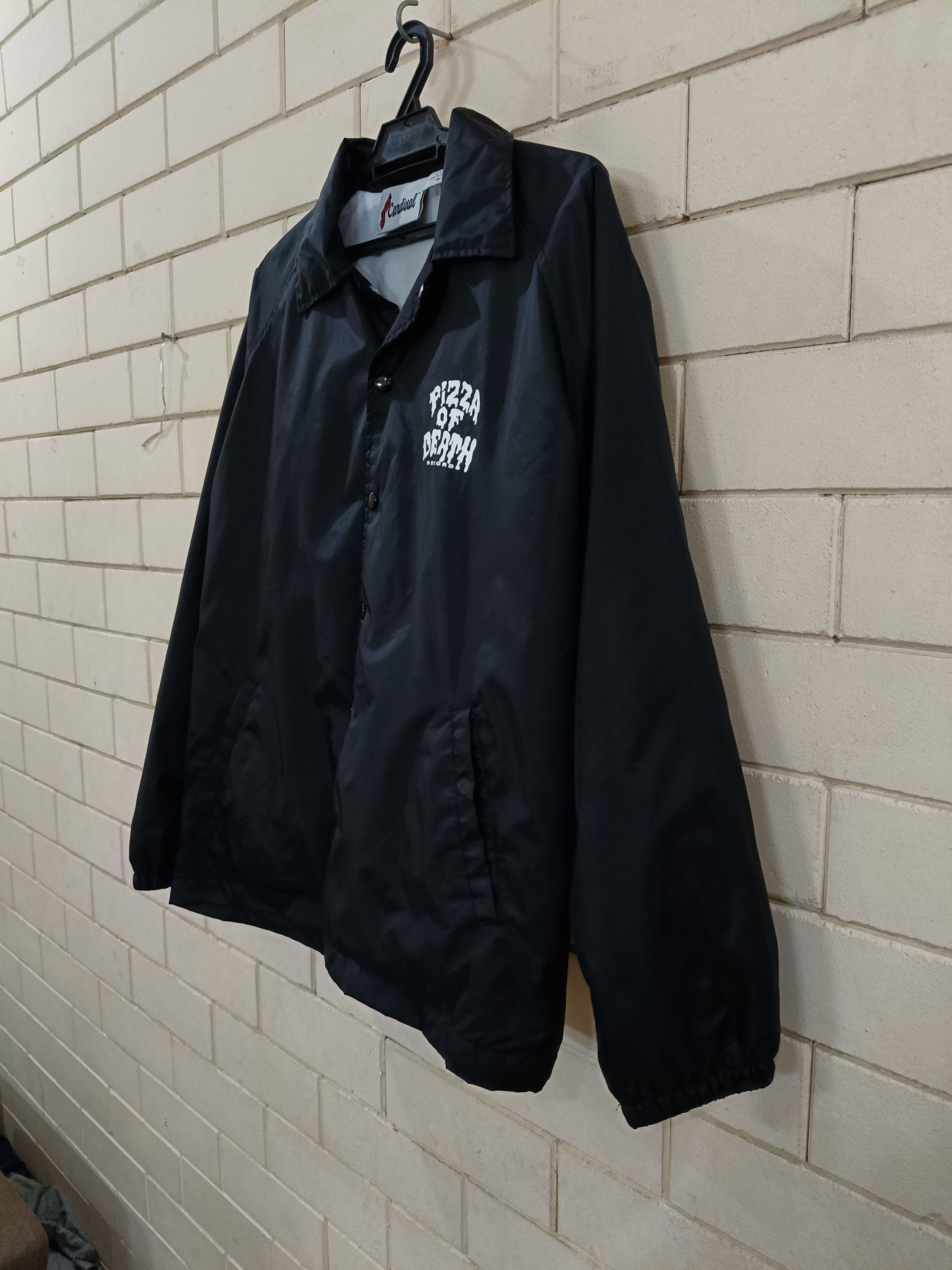 Cardinal of Canada × Vintage Pizza Of Death Record Coach Nylon Jacket Size US M / EU 48-50 / 2 - 9 Thumbnail