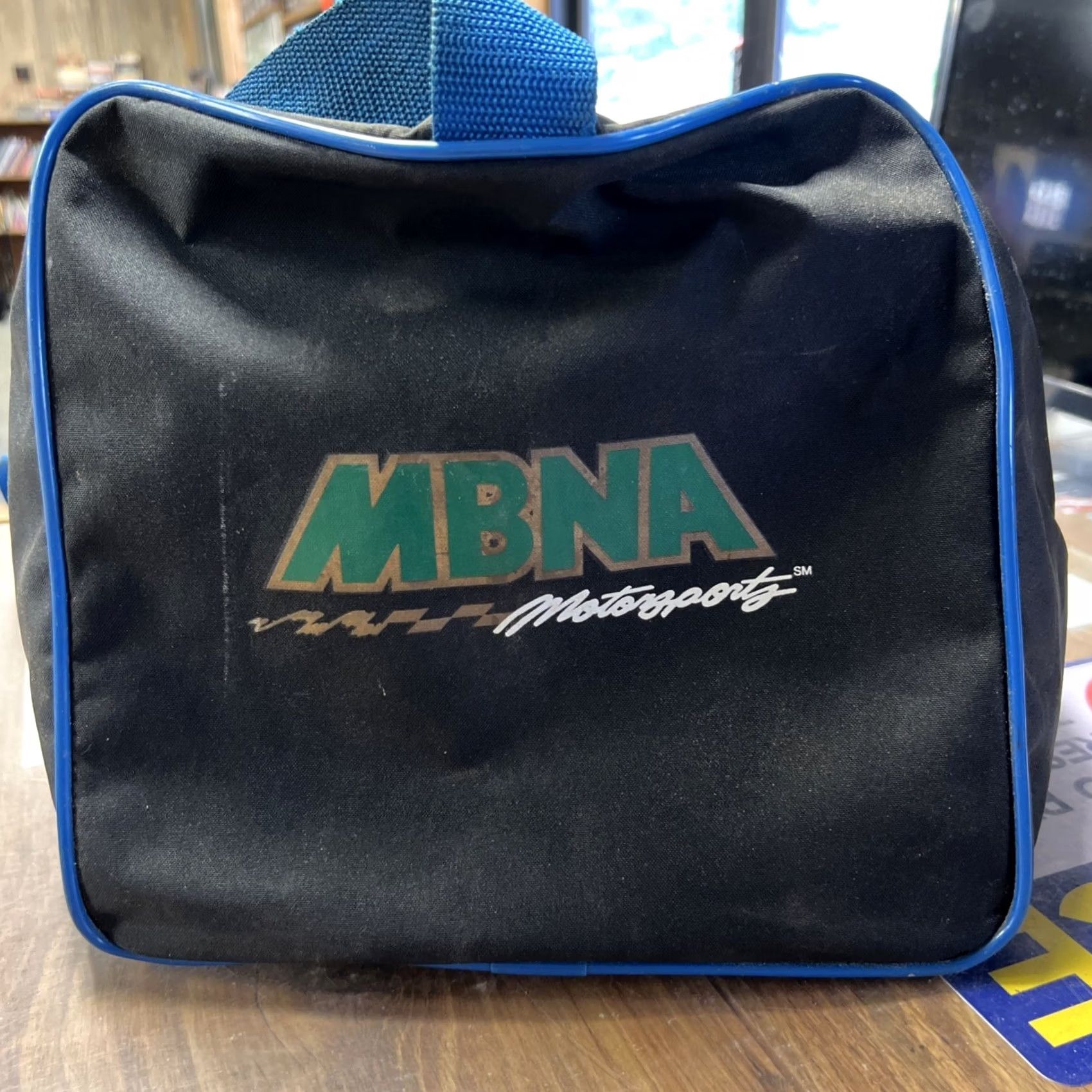 NASCAR NASCAR MBNA Motorsports Duffle Bag Mens Medium Black Nylon Size ONE SIZE - 4 Thumbnail