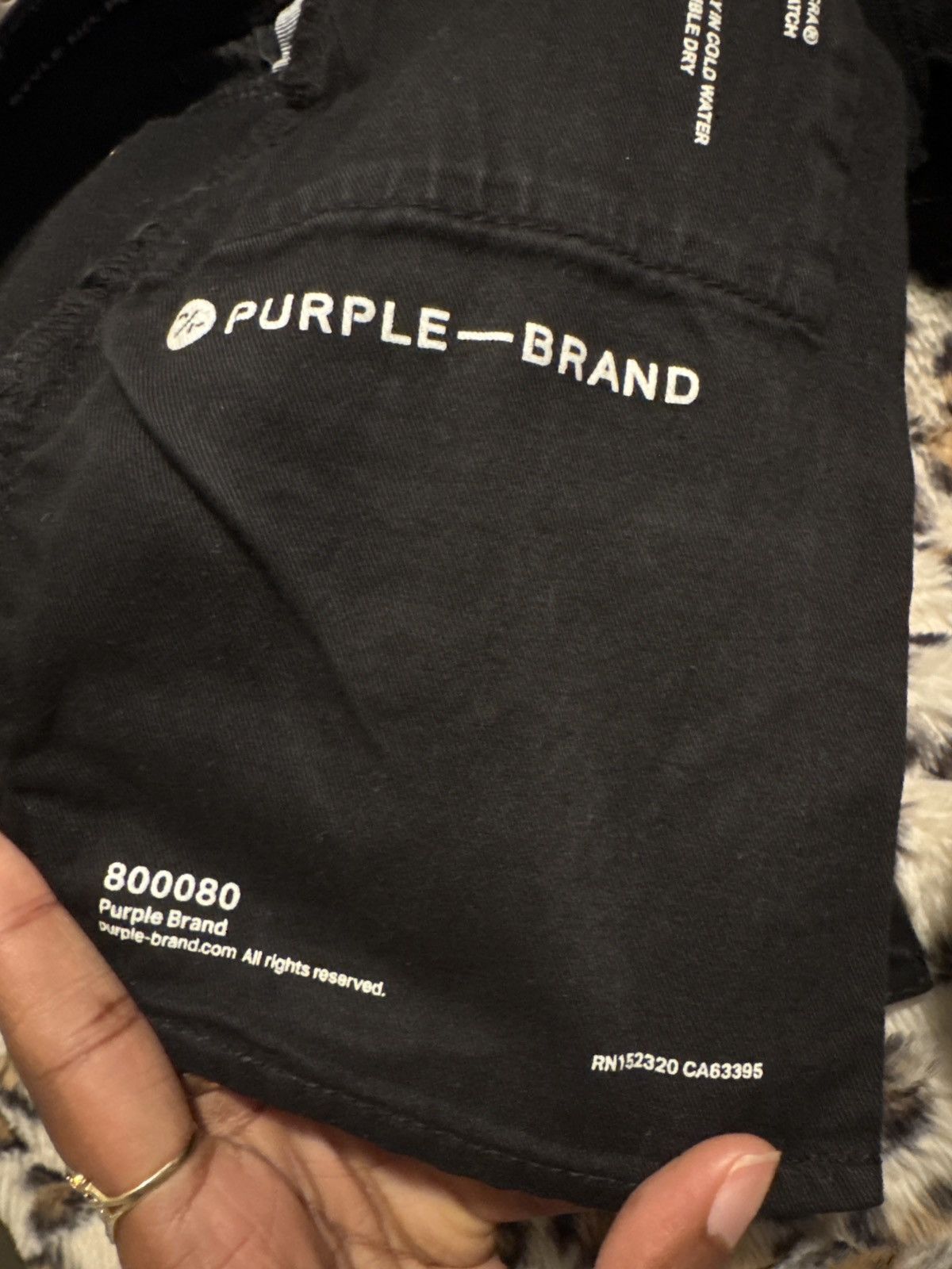 Purple Brand Black Oil Spill Size US 29 - 9 Thumbnail