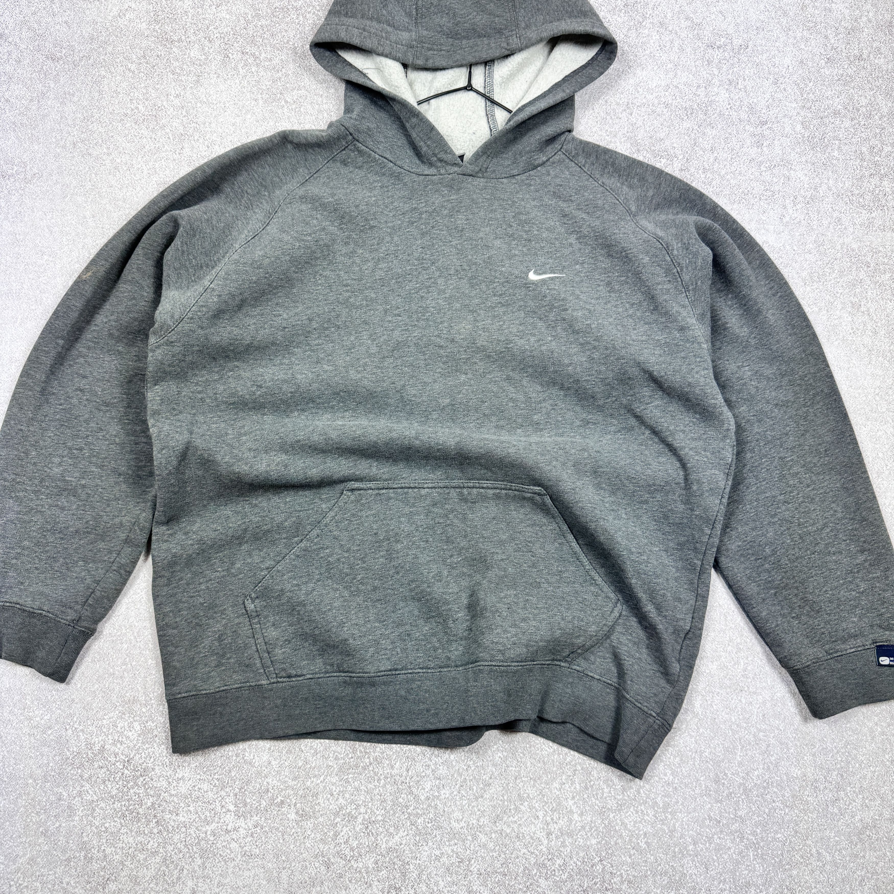 Nike Nike Vintage Grey Oversize Hoodie Logo Size S-M Size M / US 6-8 / IT 42-44 - 3 Thumbnail