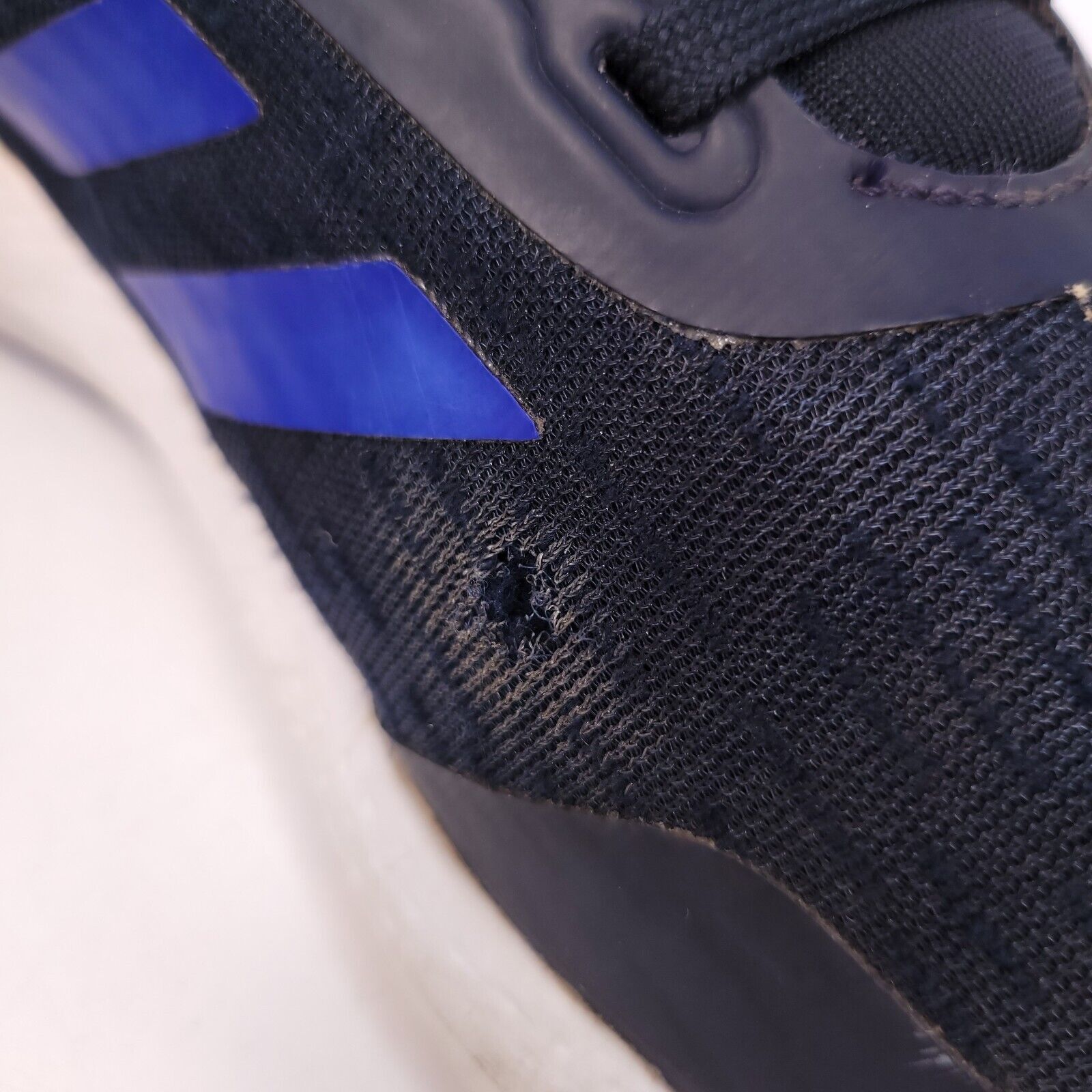 Adidas Adidas EQ21 Run Shoe Mens Size 6 GV9932 Black Blue White Size US 6 / EU 39 - 4 Thumbnail