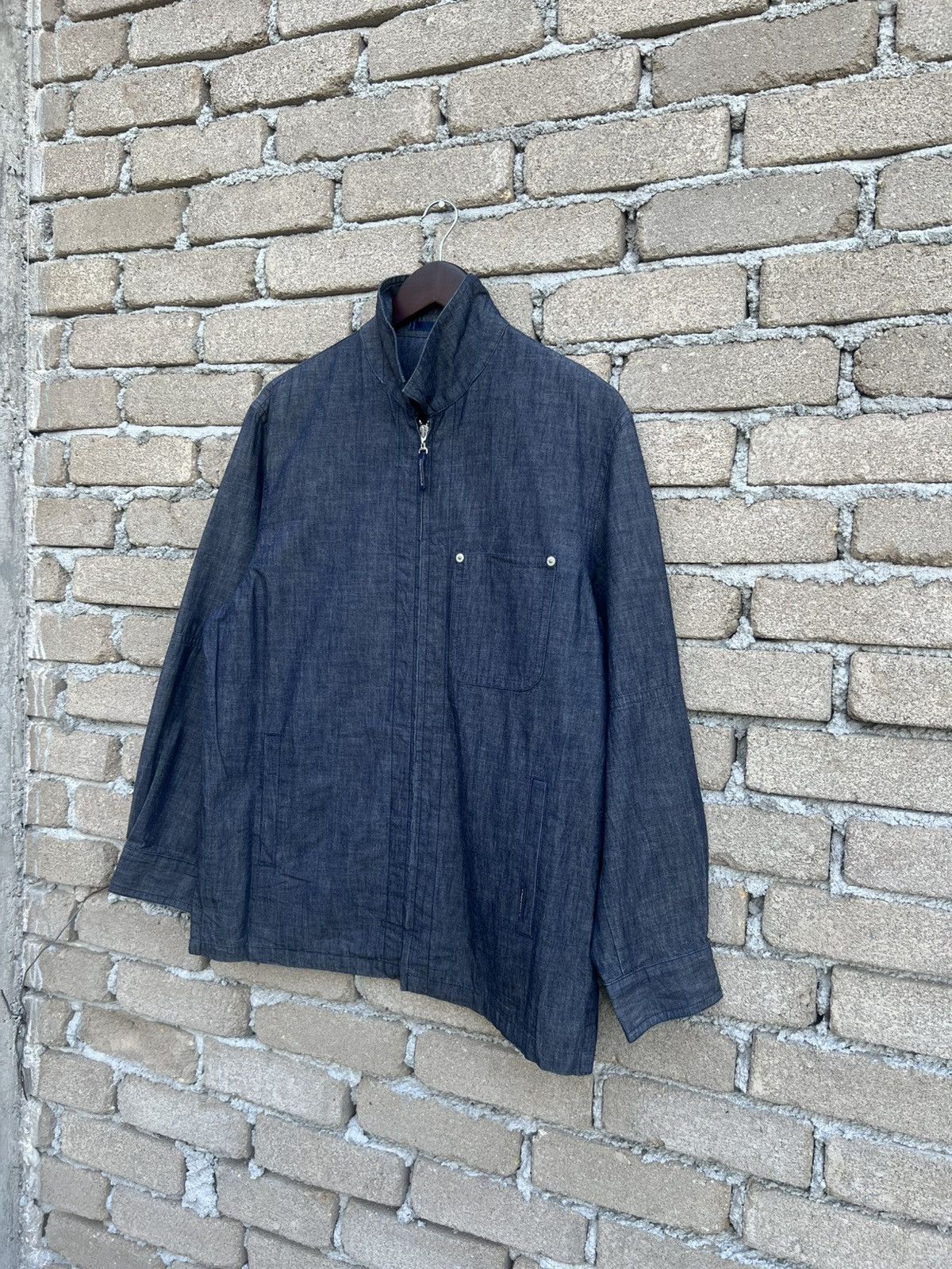 Japanese Brand Crocodile Zipper Jacket Casual Size US L / EU 52-54 / 3 - 3 Thumbnail