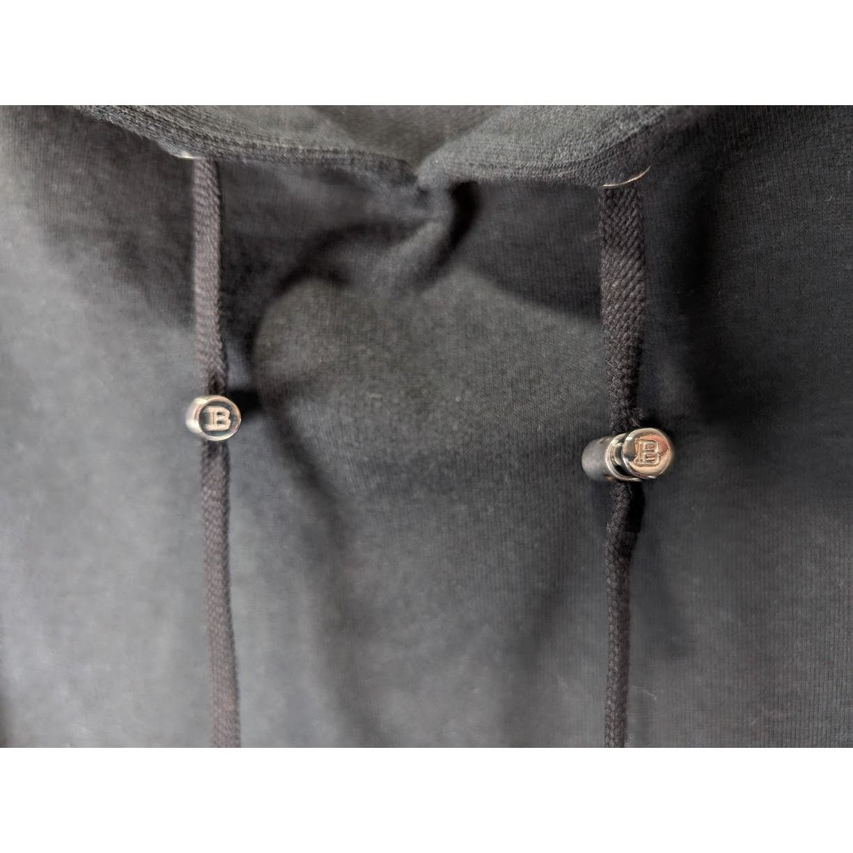Balmain o1rshd1 Q:2 / Pullover Hoodie With Monogram Logo Trim Black Size US M / EU 48-50 / 2 - 8 Thumbnail