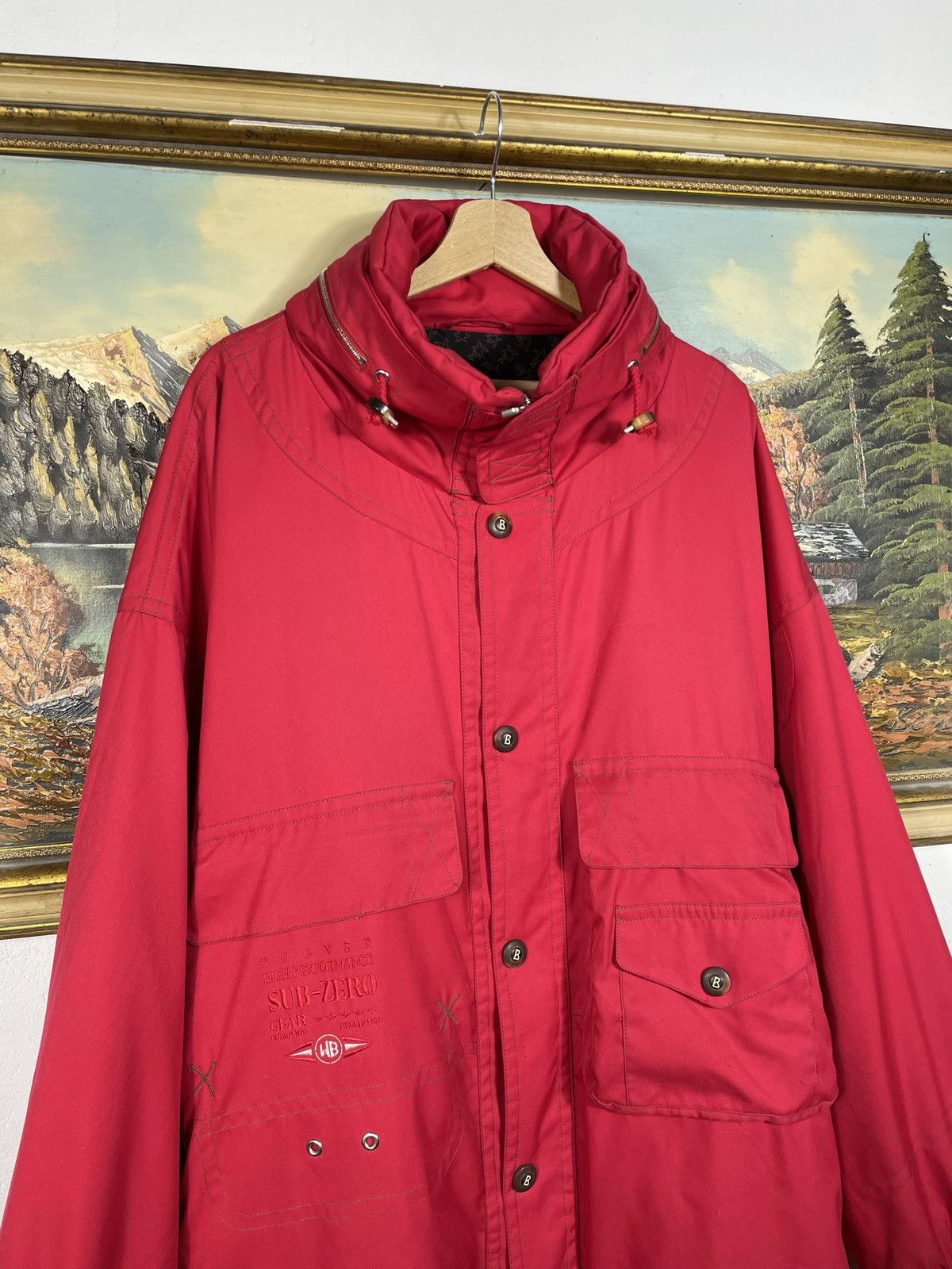 Bogner × Vintage Bogner Retro 90s Coat Parka Hoodie Designer Luxury Premium Size US XL / EU 56 / 4 - 4 Thumbnail