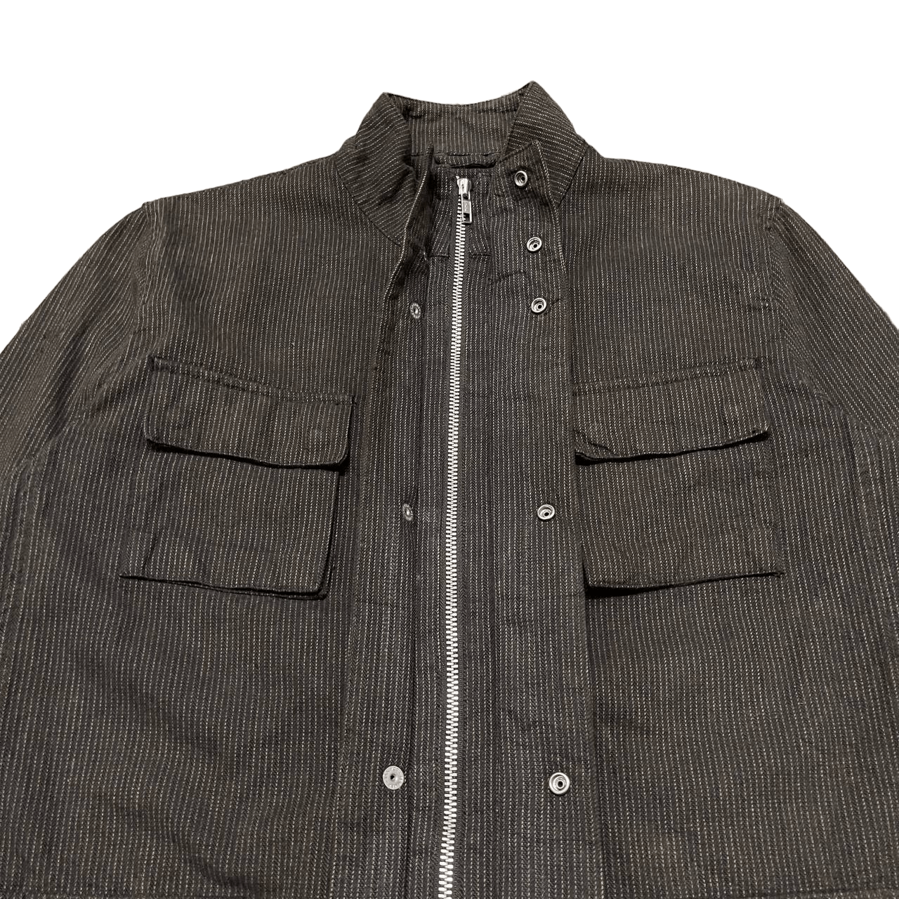 Kansai Yamamoto Vintage Kansai Yamamoto Stripe Jacket Multi Pocket Size US M / EU 48-50 / 2 - 5 Thumbnail