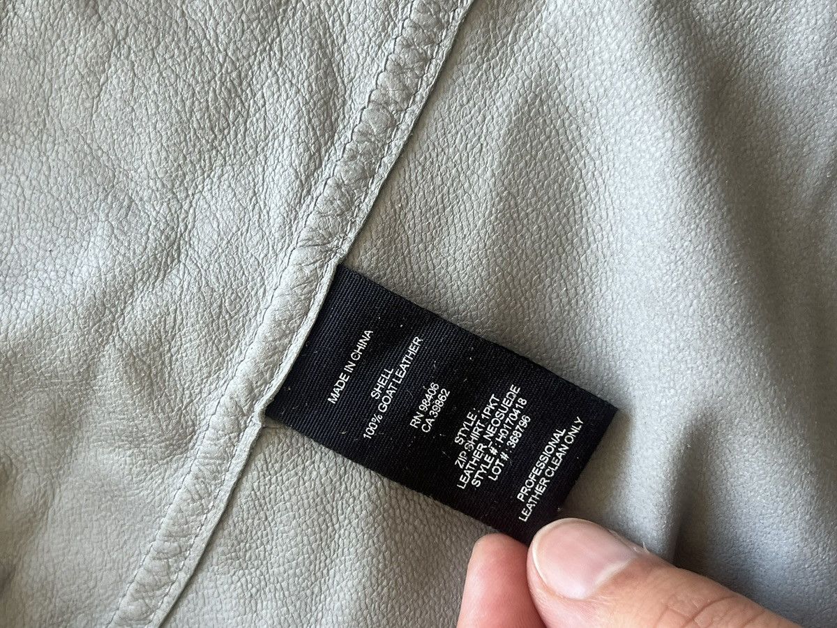 Theory Grey Theory Leather Jacket Size US M / EU 48-50 / 2 - 7 Thumbnail