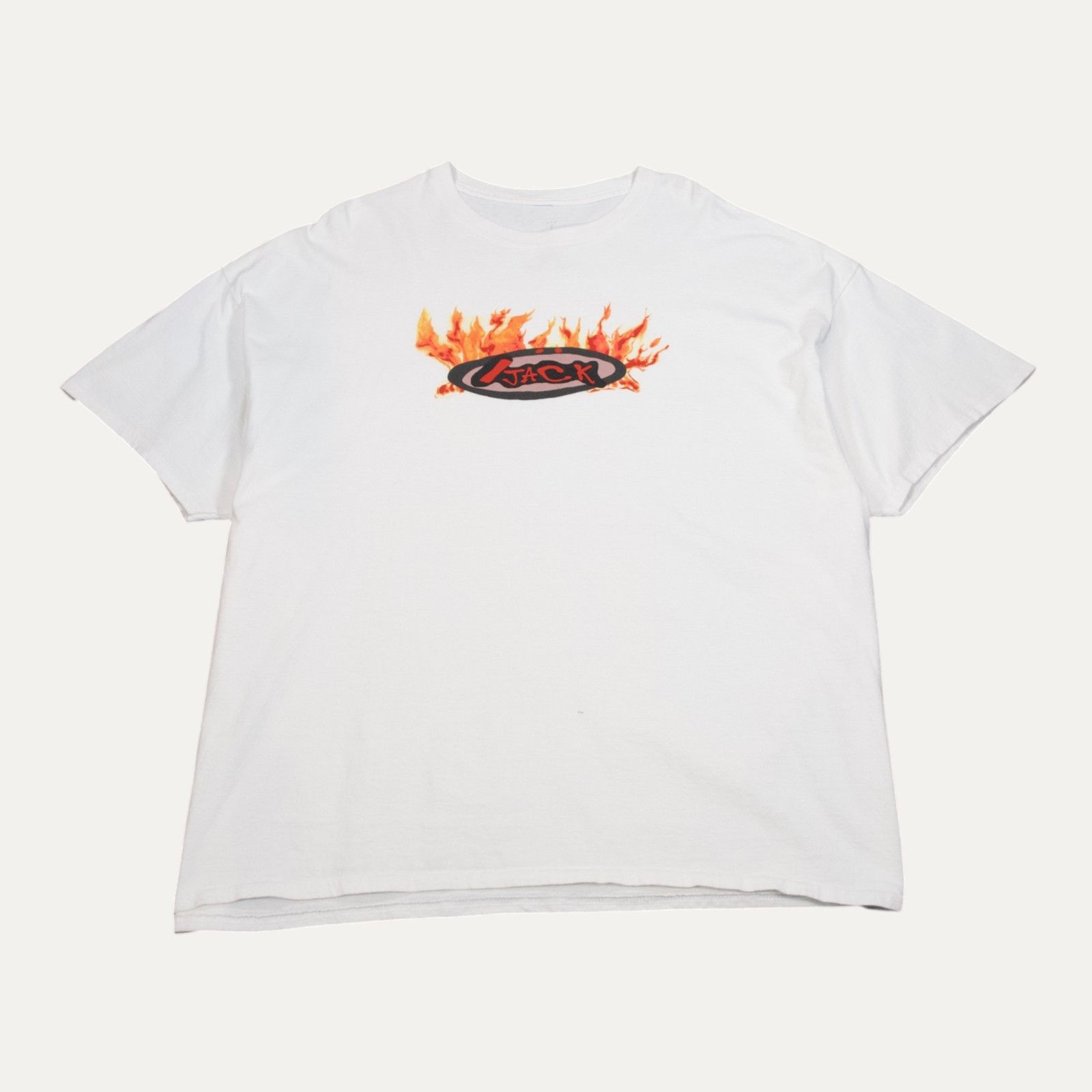 Travis Scott Travis Scott Cactus Jack Fire Logo T-Shirt Size US XXL / EU 58 / 5 - 1 Thumbnail