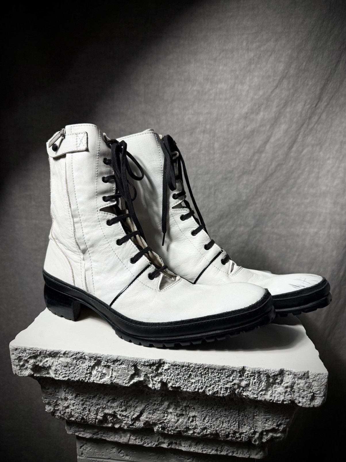 Yohji Yamamoto Yohji Yamamoto x Hiromu Takahama 07AW Runway Boots Size US 9.5 / EU 42-43 - 5 Thumbnail