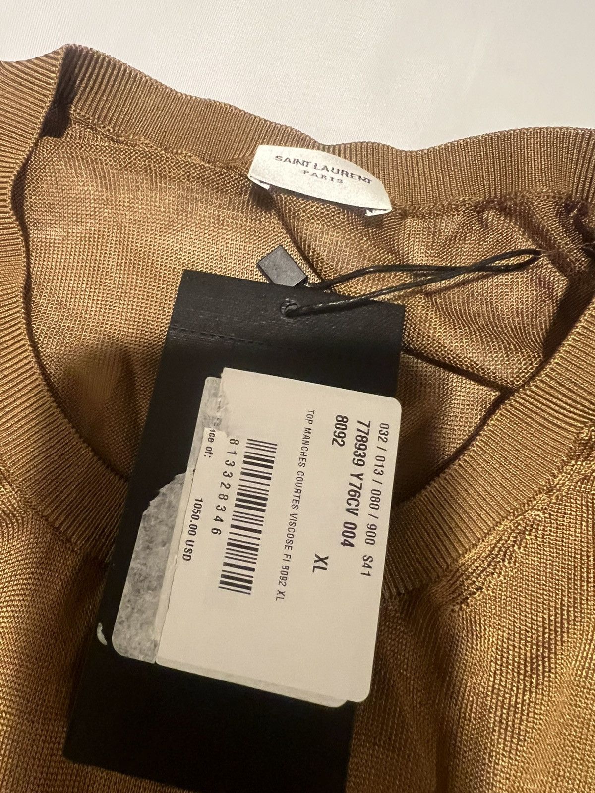 Saint Laurent Paris Saint Laurent men’s knit t shirt. XL. $1050 Size US XL / EU 56 / 4 - 2 Thumbnail