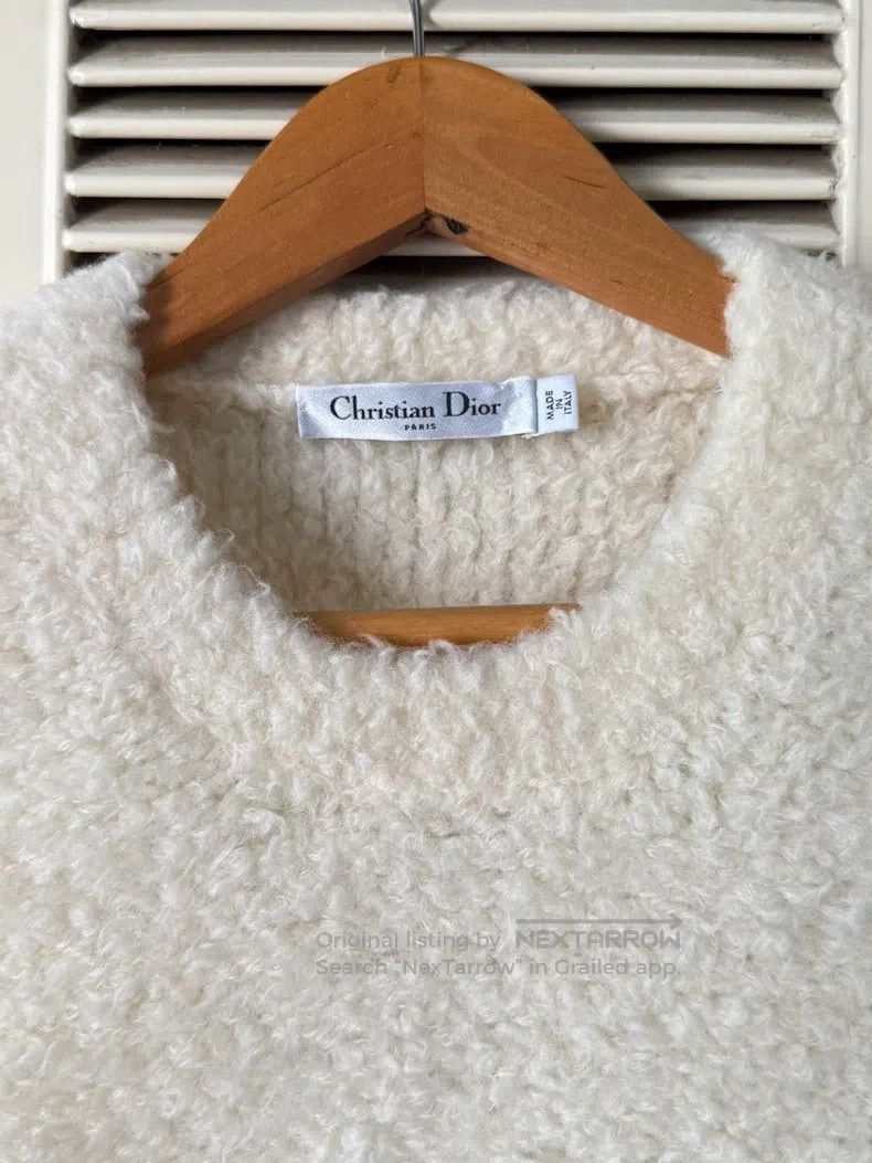 Dior Dior Milky white lamb wool vest Size XS / US 0-2 / IT 36-38 - 4 Thumbnail