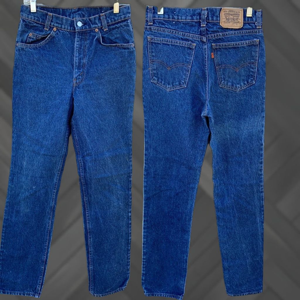 Levi's VINTAGE Levi’s 718 0216 Jeans Men 30 Regular USA Blue 5-Pocket Denim Cotton Inseam 33.5 in Rise 11 in Vintage Size US 30 / EU 46 - 1 Thumbnail