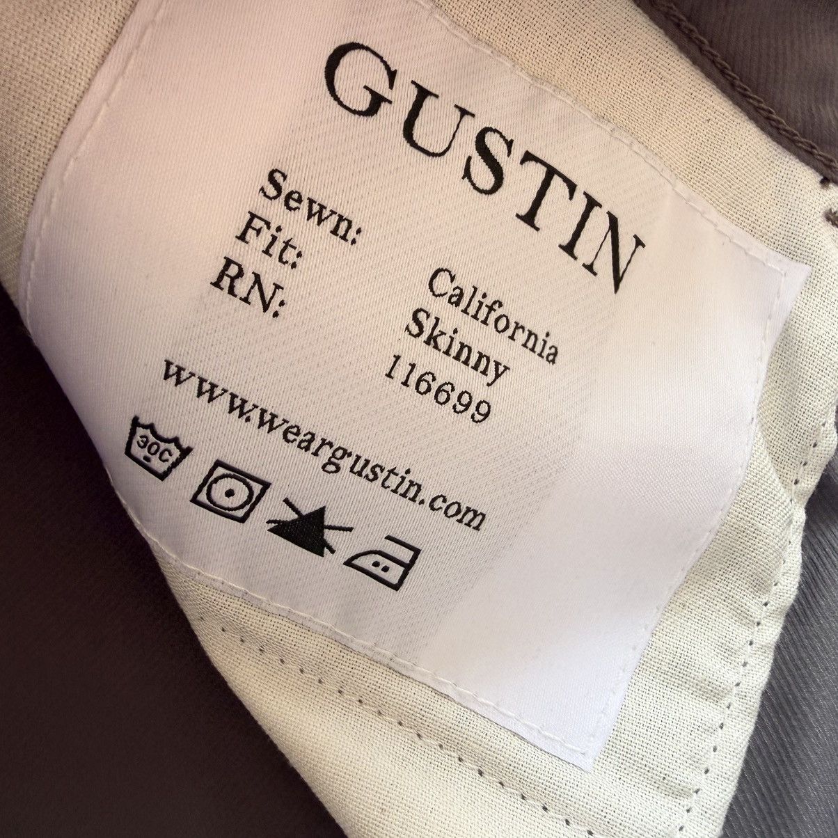 Gustin Gustin Button Fly Pants Mens 30 Grey California Skinny Size US 30 / EU 46 - 5 Thumbnail