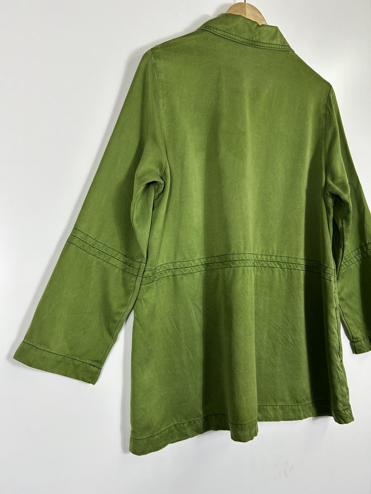 RENOWN ⚡️Vintage Designer MicMac Paris Button Shirt Jacket Size S / US 4 / IT 40 - 15 Thumbnail