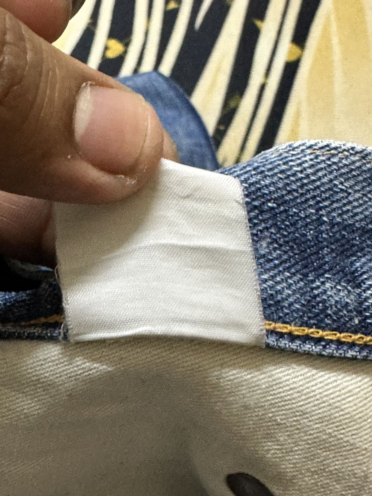 Johnbull Vintage Sewing Chop Clinic By Johnbull Selvedge Style Jeans Size US 33 - 11 Thumbnail
