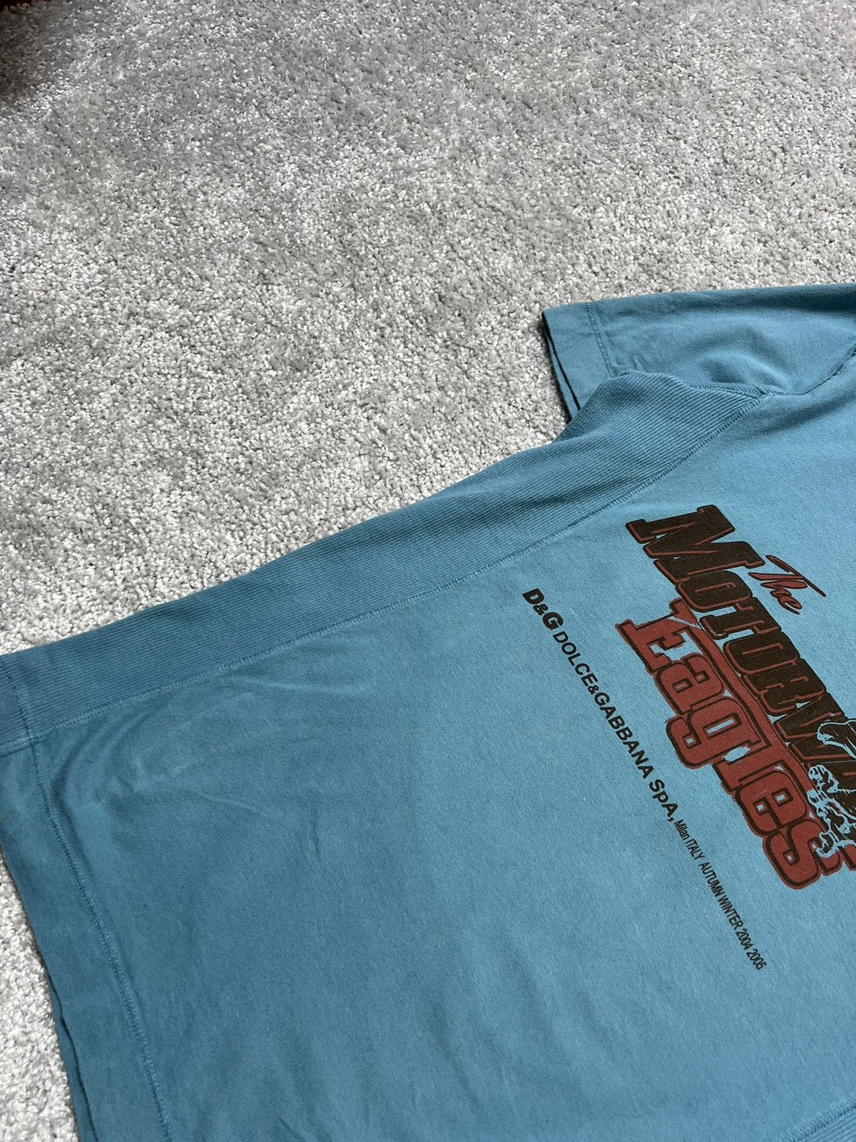 Dolce & Gabbana Dolce & Gabbana The Motorway Eagles Milan AW 2004 2005 Tee Size US S / EU 44-46 / 1 - 5 Thumbnail