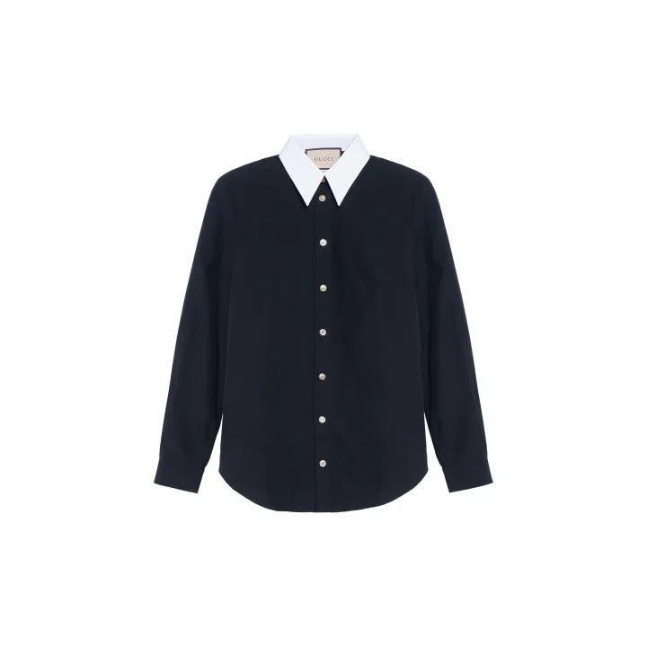 Gucci Gucci SS22 Colorblock Long Sleeve Shirt-2507 Size M / US 6-8 / IT 42-44 - 2 Thumbnail