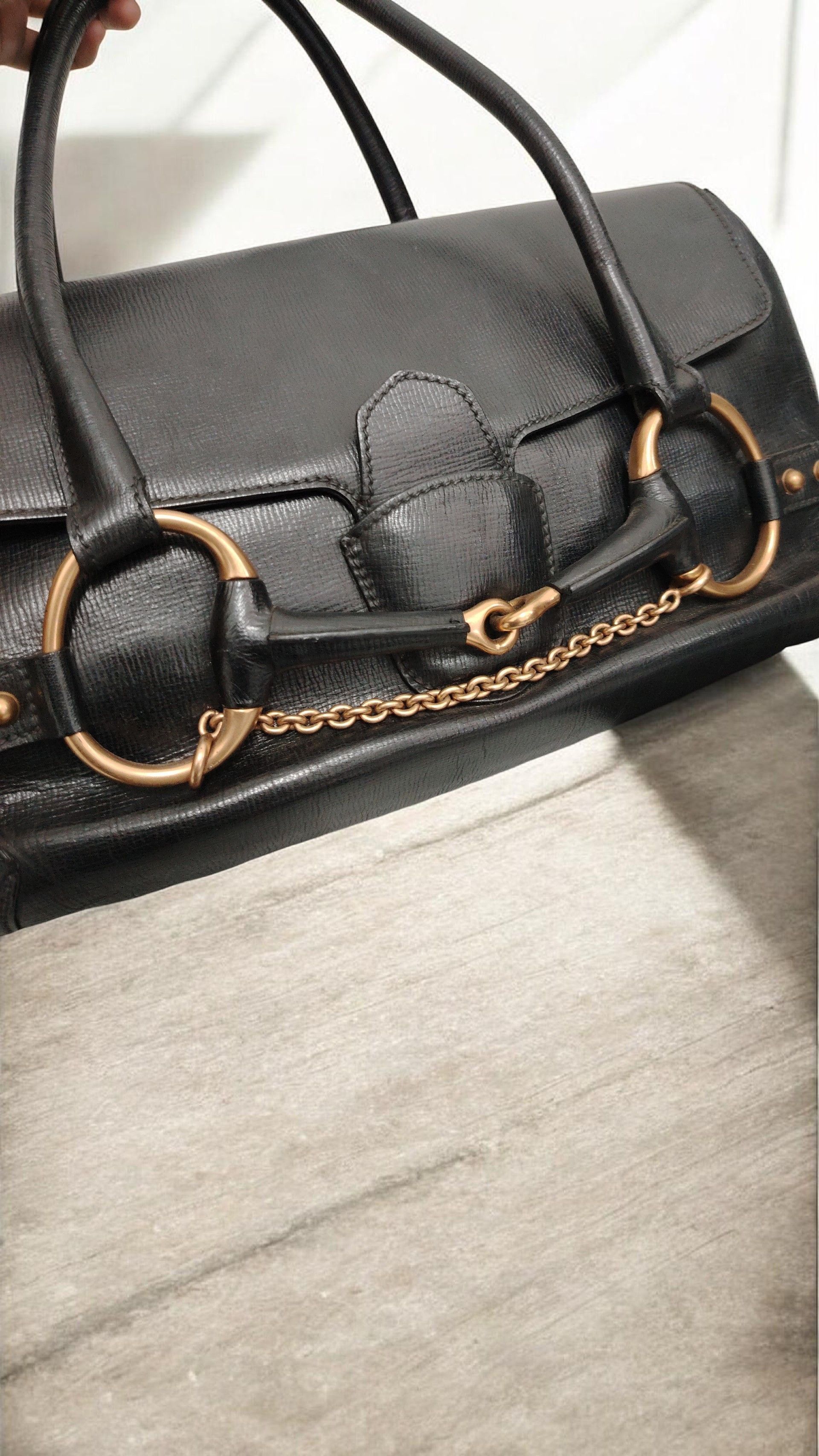 Gucci Gucci Horsebit Large Chain Satchel Bag Size ONE SIZE - 2 Thumbnail
