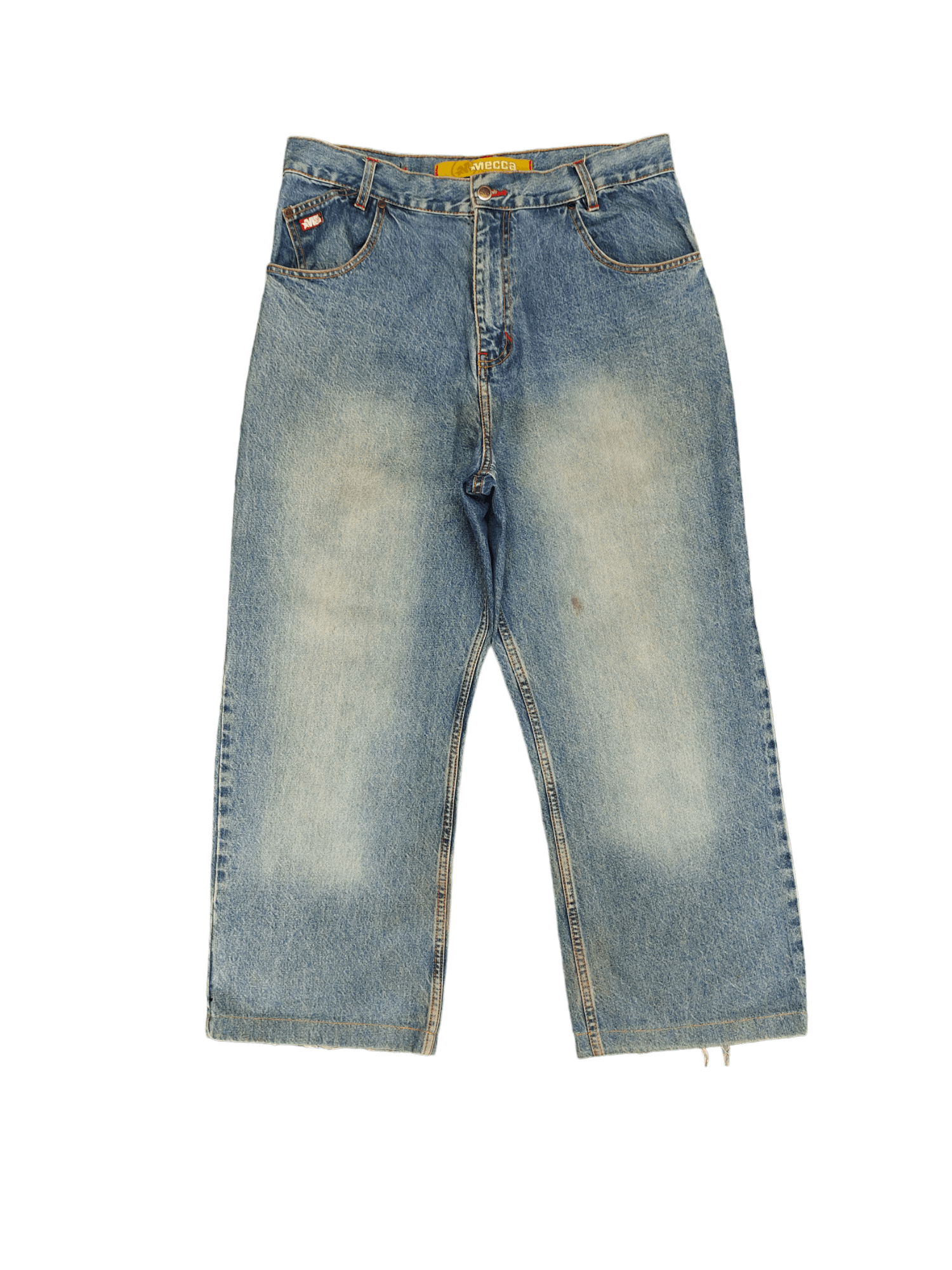 Mecca Baggy Jeans Mecca Wide Leg Denim Y2k Jnco Size US 34 / EU 50 - 8 Thumbnail