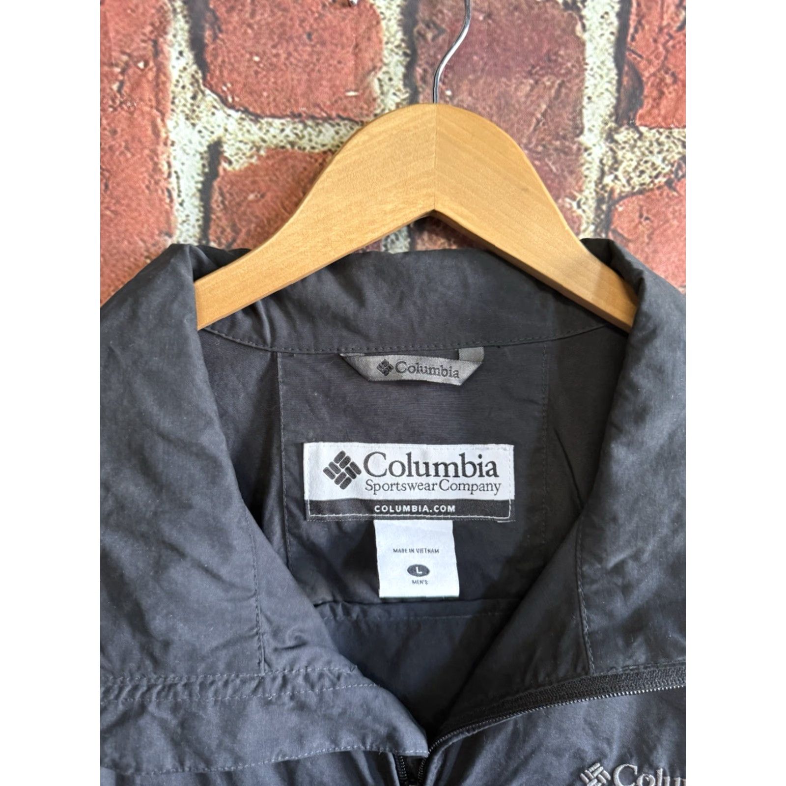 Vintage Y2K Columbia Mens Black Full Zip Lightweight Jacket Size Large Size US L / EU 52-54 / 3 - 3 Thumbnail