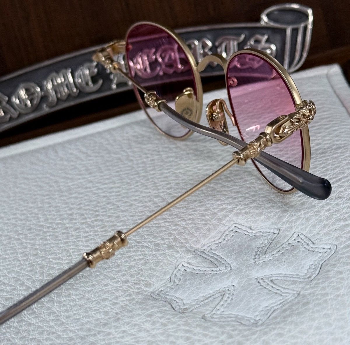 Chrome Hearts Chrome Hearts BUBBA - A 1/1 Sunglasses Size ONE SIZE - 9 Thumbnail