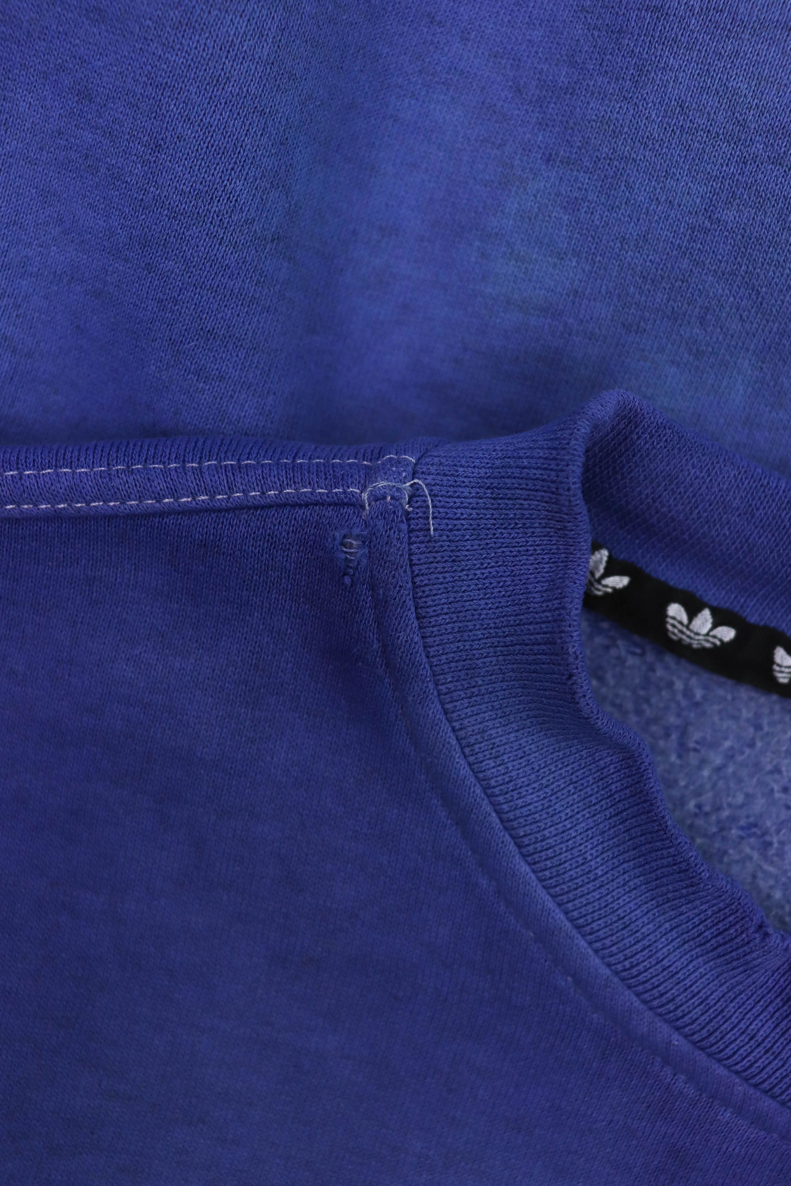 Adidas 90s Vintage Adidas Overdyed Distressed Sun Faded Sweatshirt Size US L / EU 52-54 / 3 - 14 Thumbnail