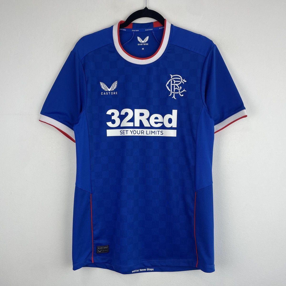 Castore Rangers Glasgow Home Jersey Shirt Men 2022/2023 size M Size US M / EU 48-50 / 2 - 1 Thumbnail