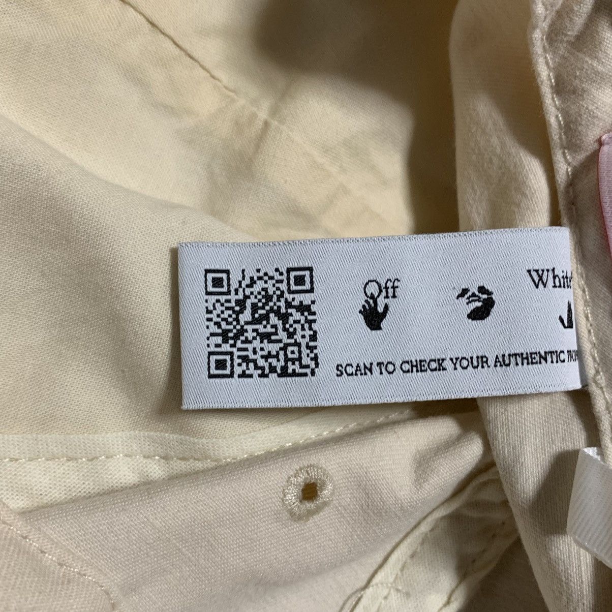 Off-White Off White Cap Metal Arrows Beige Baseball Cap Hat Virgil Size ONE SIZE - 7 Thumbnail