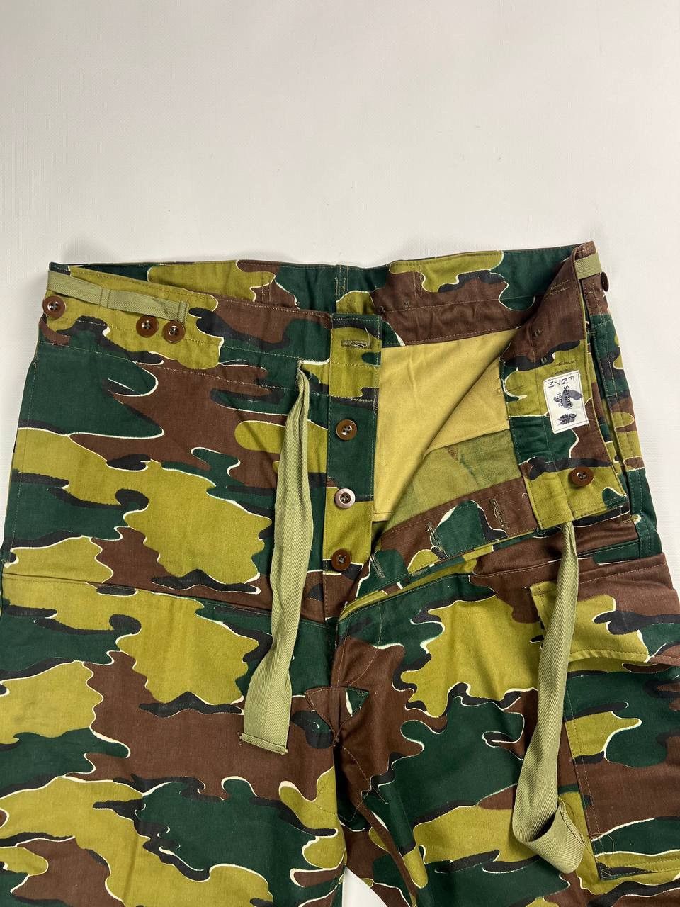 Vintage Old Belgian Jigsaw Camo Pants Seyntex 1962 Belgium cargo Size US 34 / EU 50 - 2 Thumbnail
