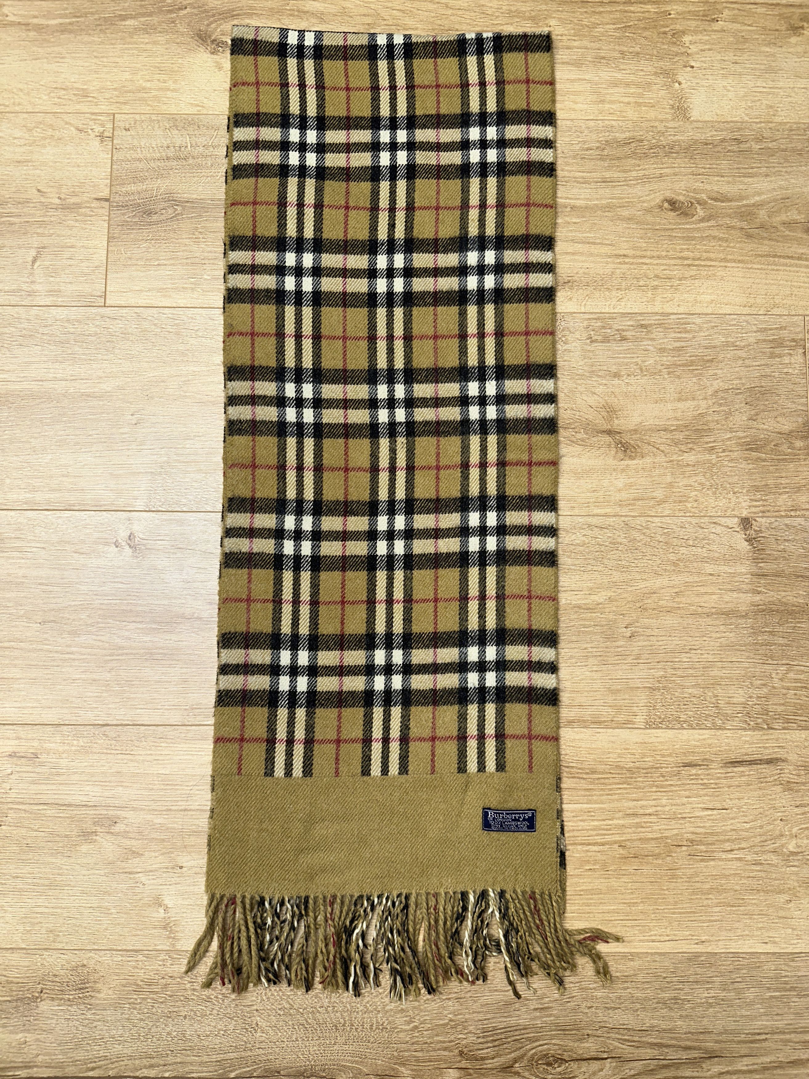 Burberry Burberrys Blue Label Reversible Cashmere 90s Scarf 170x30 Size ONE SIZE - 2 Thumbnail