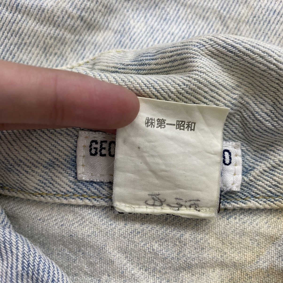 Georges Marciano × Guess × Vintage Vintage 80s GEORGES MARCIANO GUESS Motorcycle Crop Top Denim Size S / US 4 / IT 40 - 9 Thumbnail