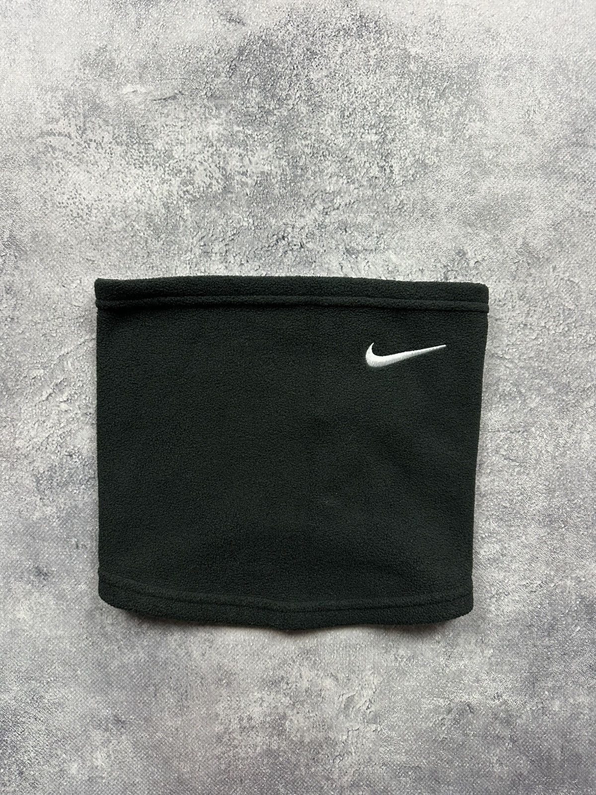 Nike Nike Snood Drill Baff Balaclava Black Fleece Scarf Y2K Size ONE SIZE - 6 Thumbnail