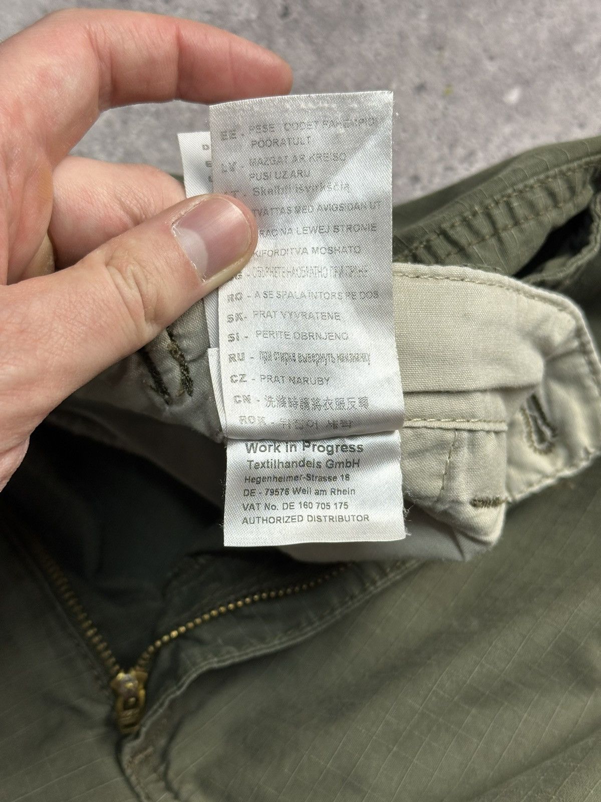 Vintage Carhartt Cargo Distressed Pants Faded Khaki Y2K
