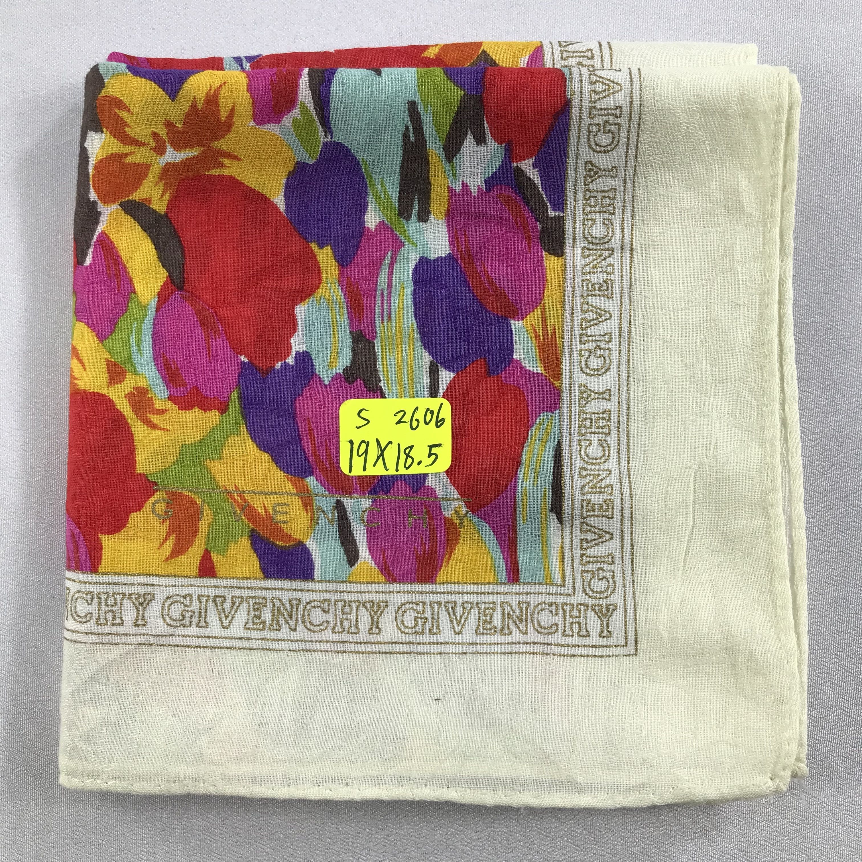 Vintage Vintage Givenchy Bandana / Handkerchief / Neckerchief -S2602 Size ONE SIZE - 5 Thumbnail