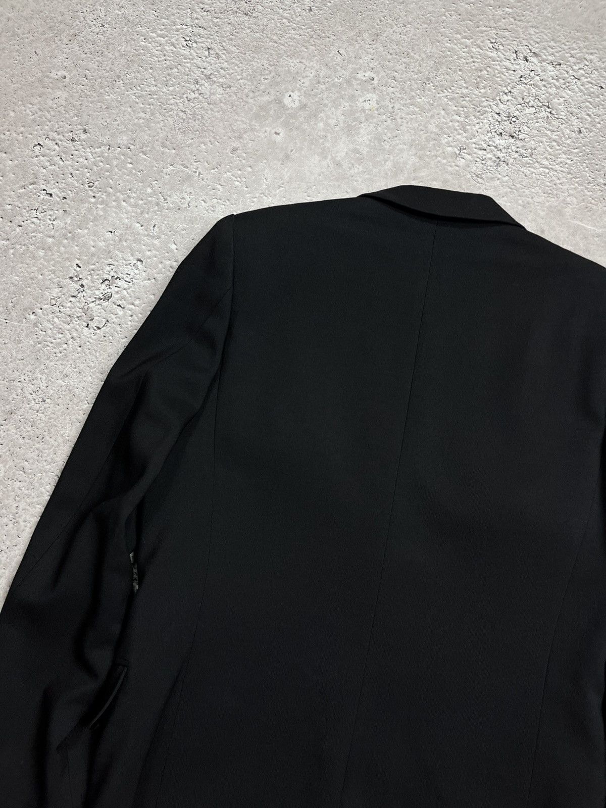 Other Ludwig & Schirmer Heavy Vintage Black Wool Blazer Austria Size 42R - 15 Thumbnail