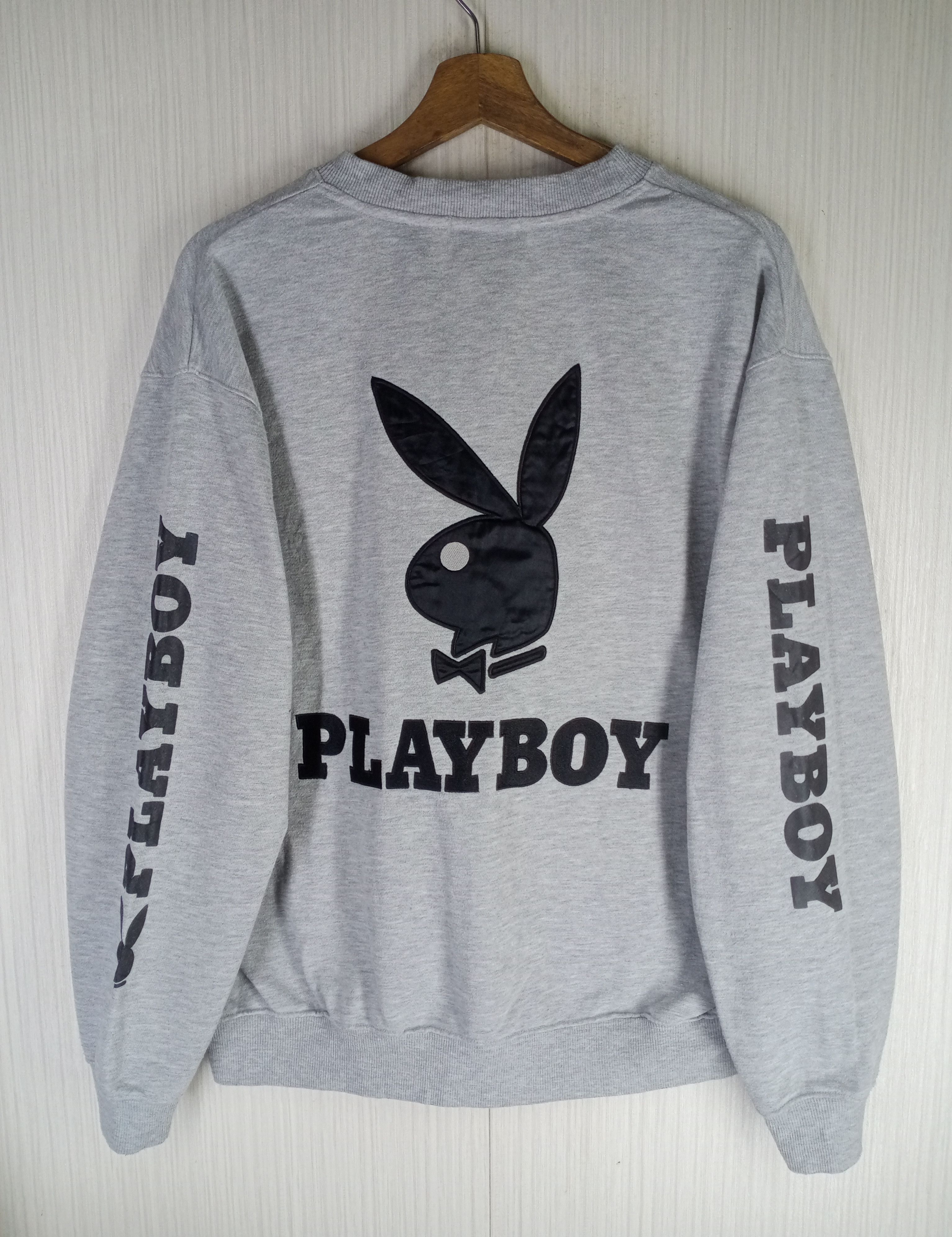 Playboy Rare Vintage Playboy Big Logo Crewneck Sweatshirt Size US XL / EU 56 / 4 - 1 Thumbnail