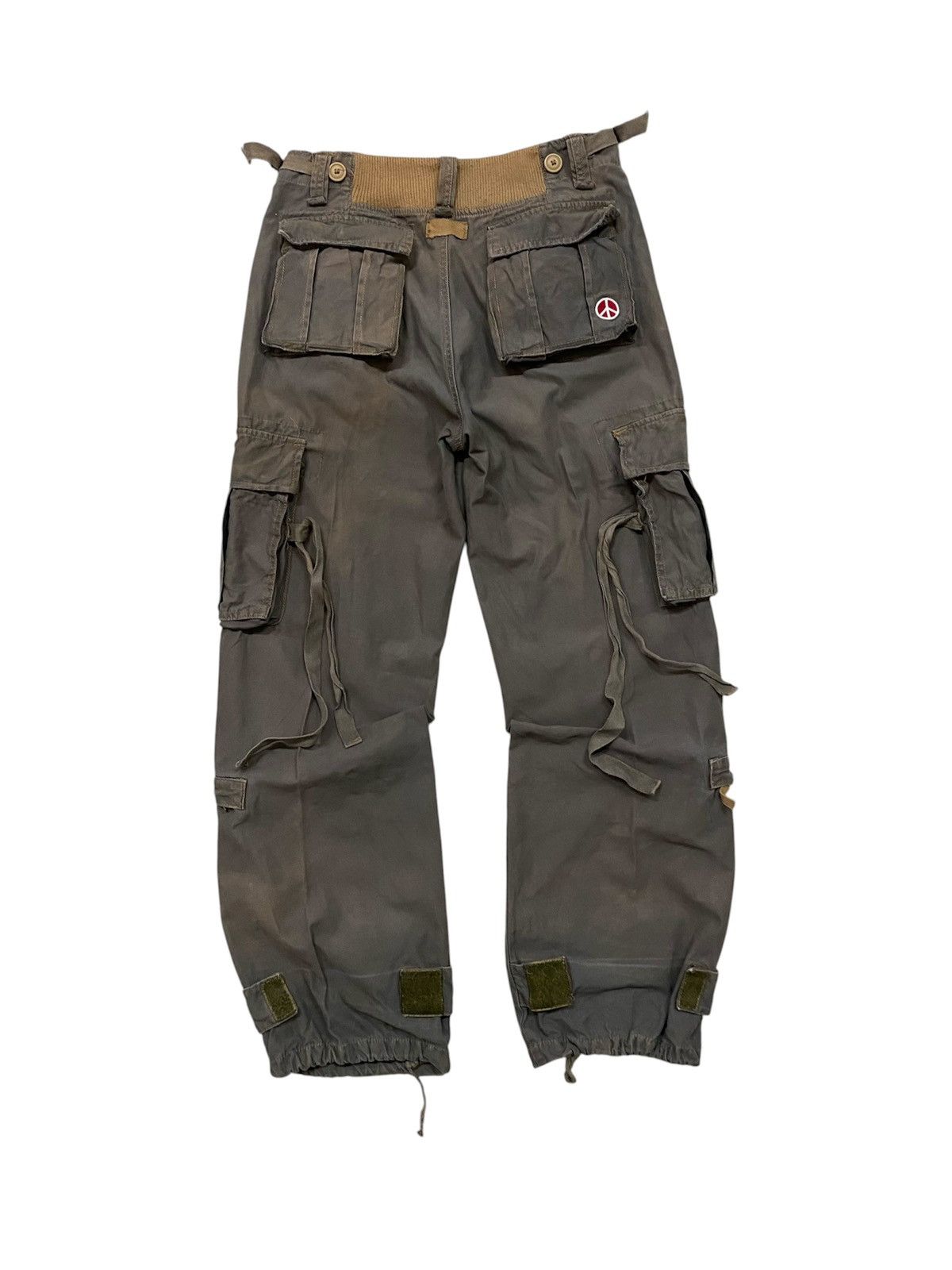 If Six Was Nine 2000s IFSIXWASNINE STYLE BONDAGE MULTIPOCKET CARGO PANT Size US 30 / EU 46 - 4 Thumbnail