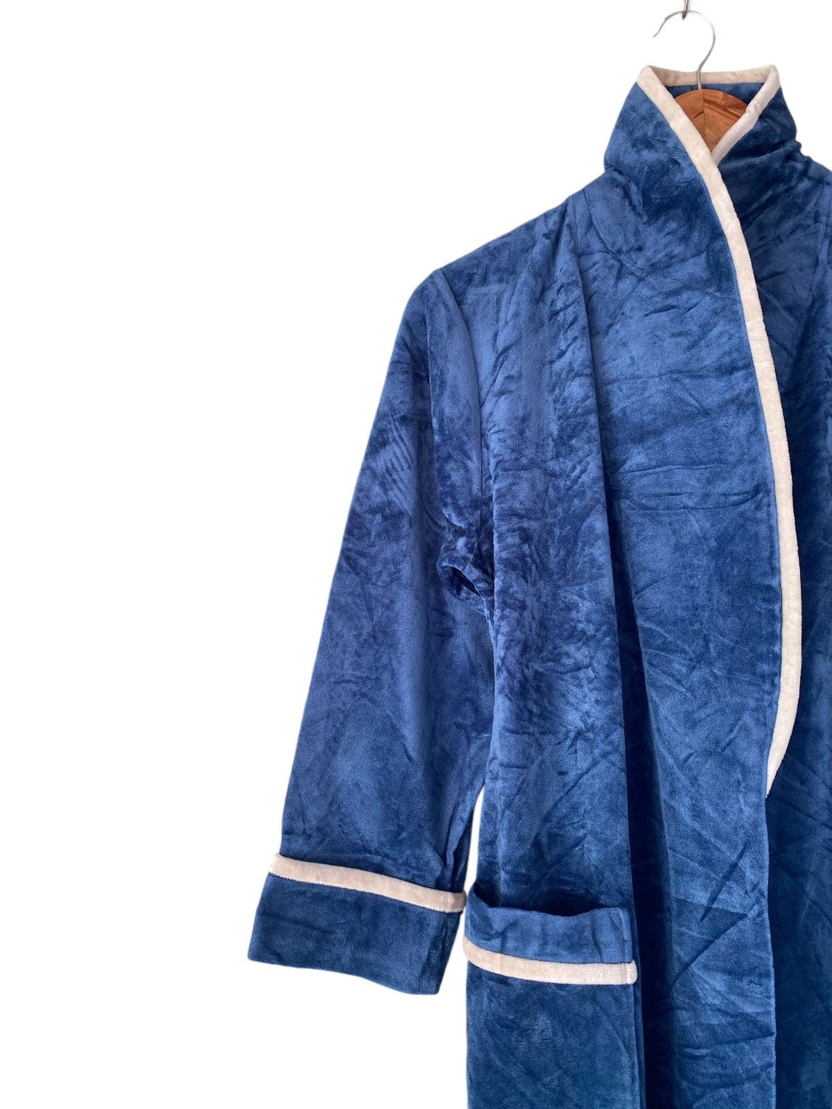 Designer × If Only Was True × Japanese Brand Vtg ELLE CHANTE Bath Rope Velvet Size 22" - 6 Thumbnail