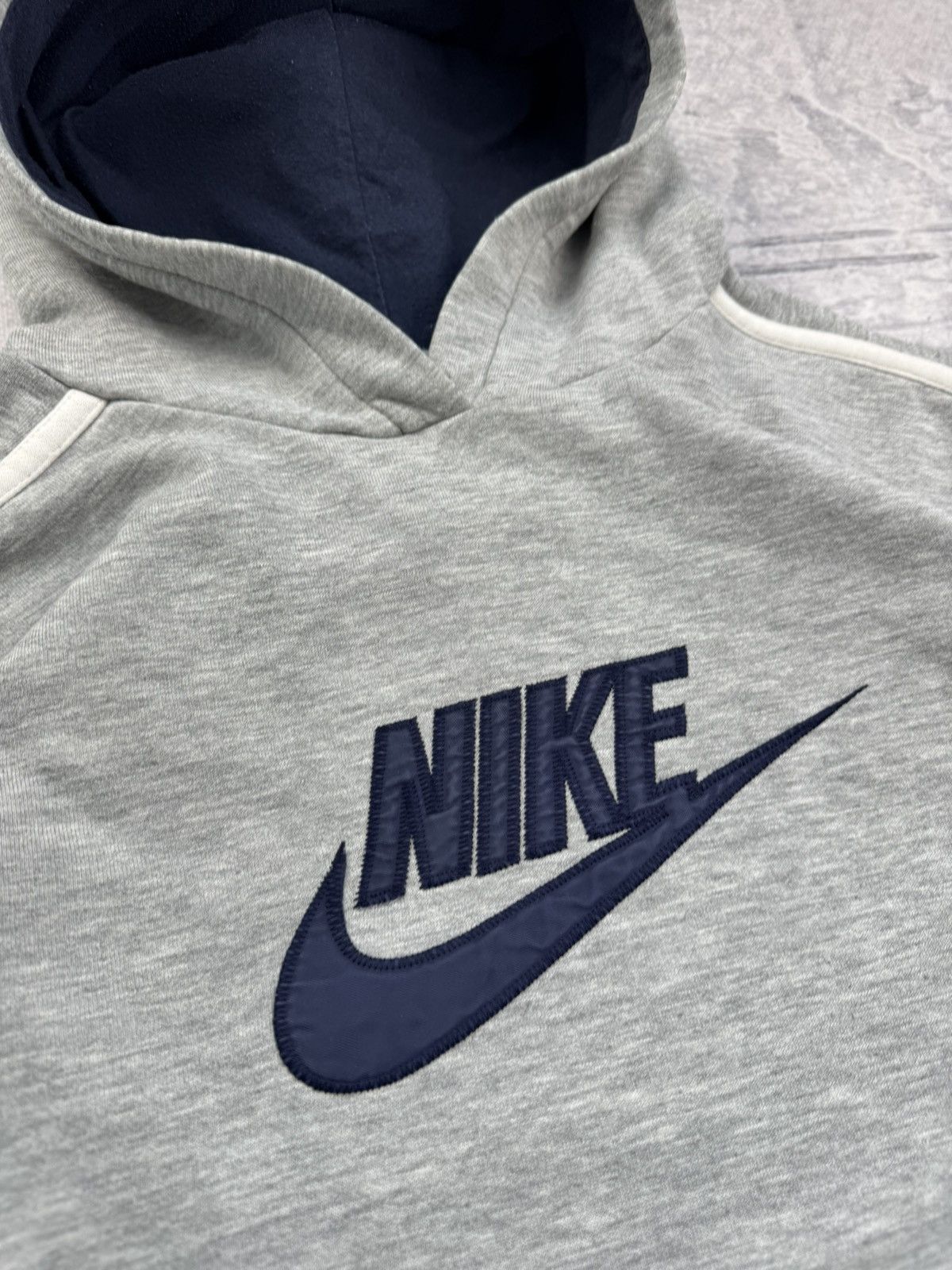 Nike × Vintage NIKE VINTAGE CENTER LOGO OVERSIZE BOXY HOODIE Size US M / EU 48-50 / 2 - 6 Thumbnail