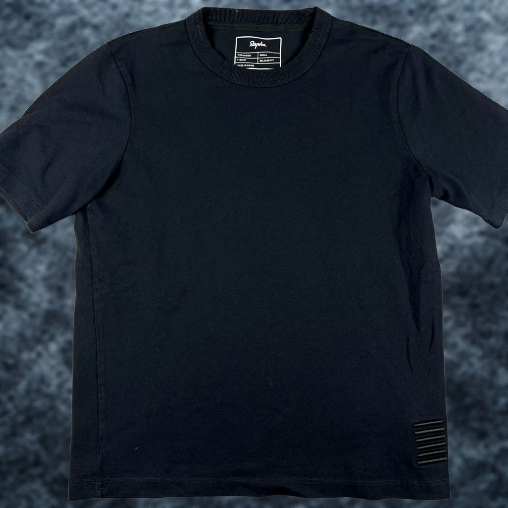 Rapha Rapha Cycling Shirt Short Sleeve Crew Small Mens Black Cotton Size US S / EU 44-46 / 1 - 1 Thumbnail