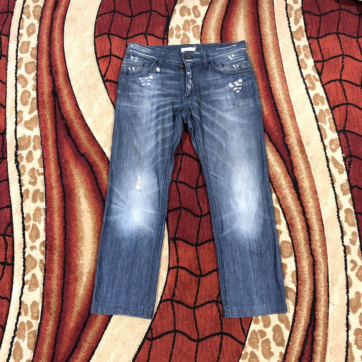 Dolce & Gabbana Dolce & Gabbana Disstressed Design Made In Italy Denim Pant Size US 36 / EU 52 - 1 Thumbnail