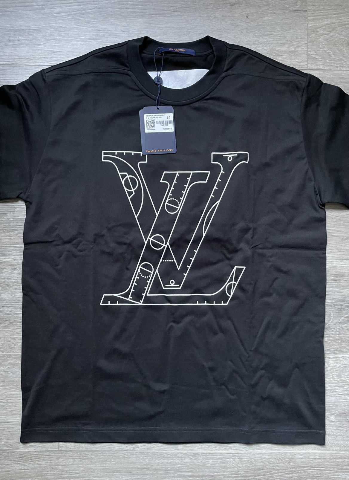 Louis Vuitton × NBA Louis Vuitton NBA T-Shirt SS21 Black 1A8X0U Tee Size Large Size US L / EU 52-54 / 3 - 1 Thumbnail