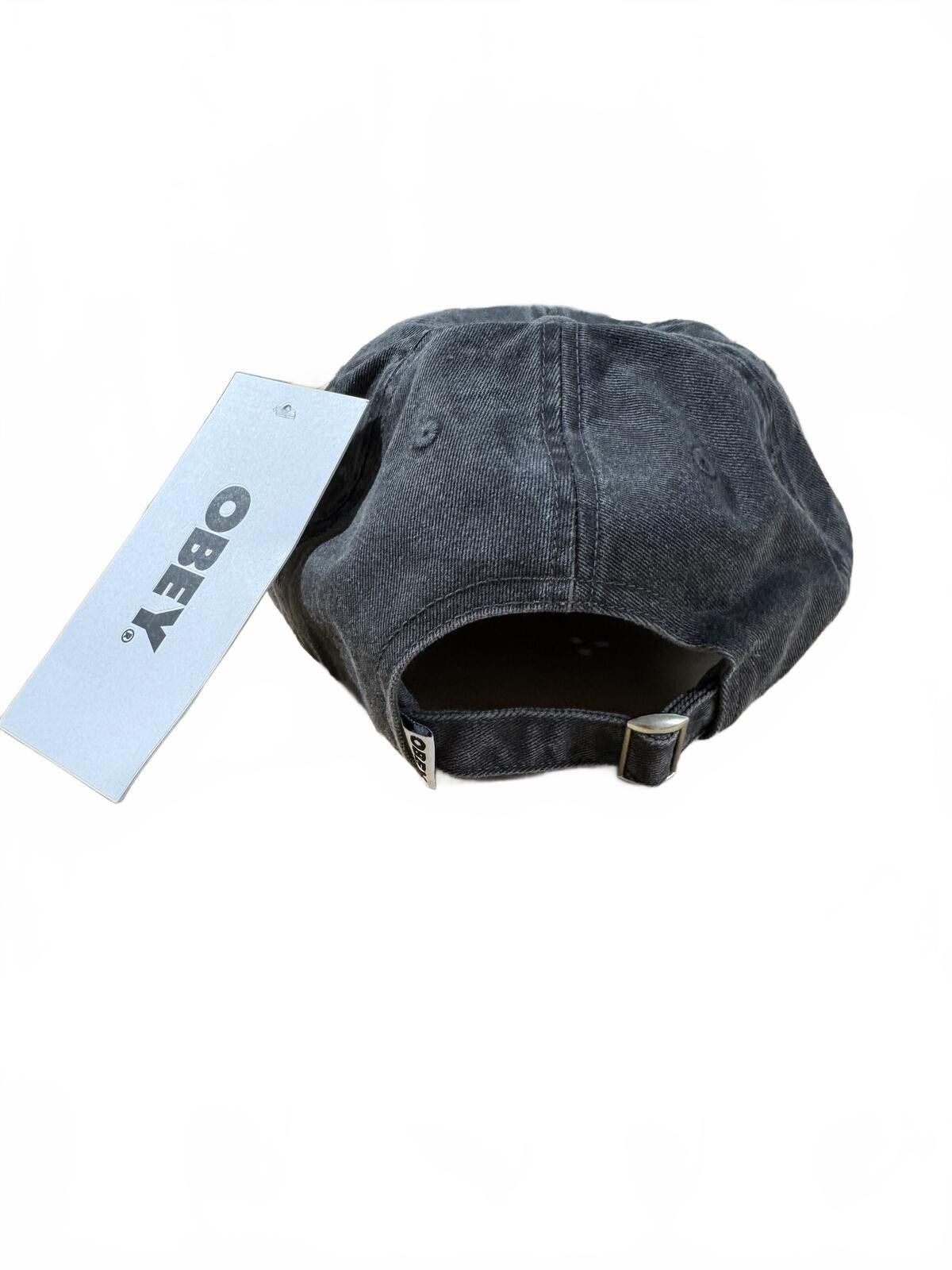Obey Obey Faded Black Baseball Hat 'Mental Hygiene' Size ONE SIZE - 2 Thumbnail