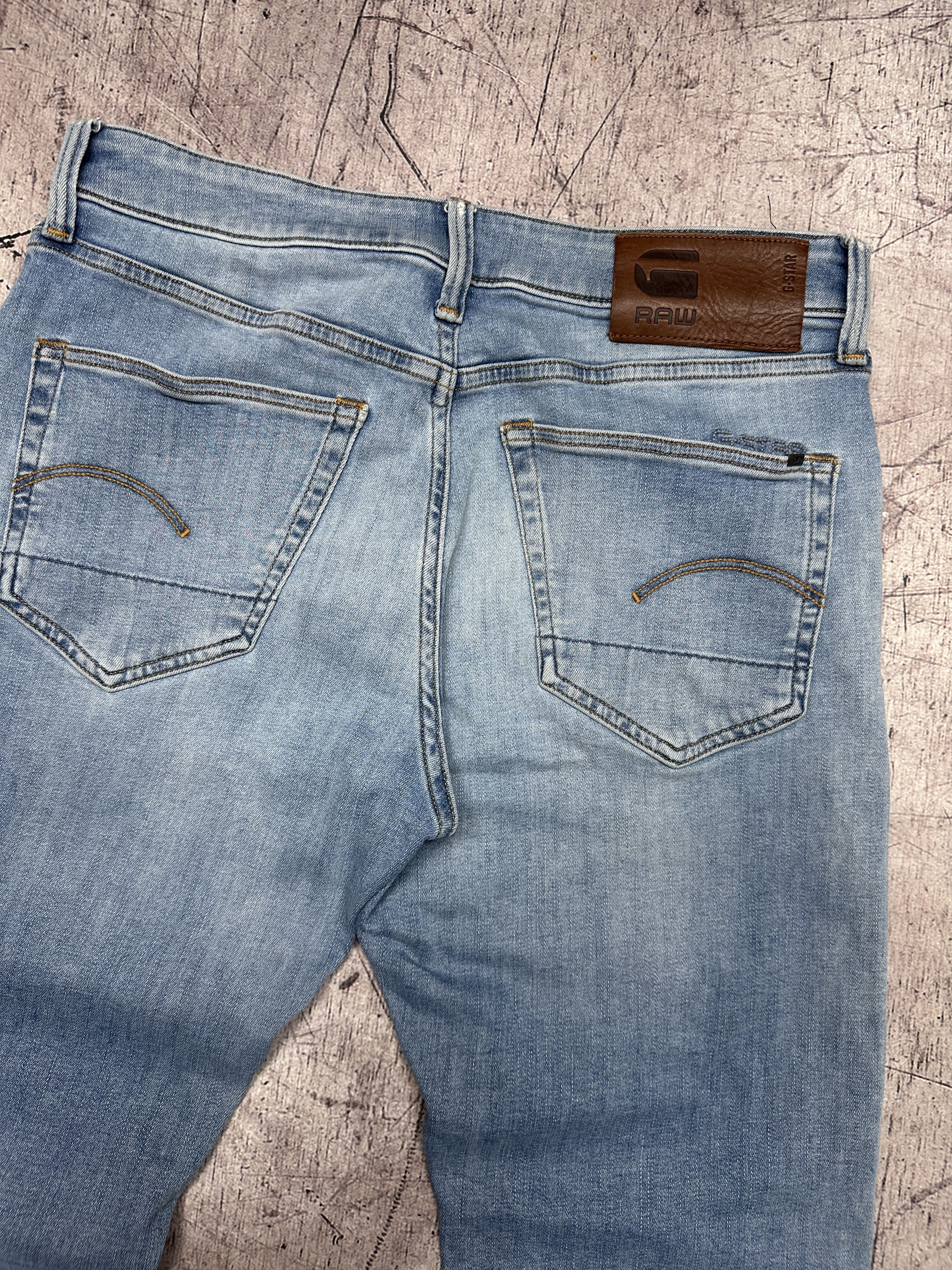 G-Star G Star Raw Mens 3301 Slim Denim Pants Jeans Size US 31 - 2 Thumbnail